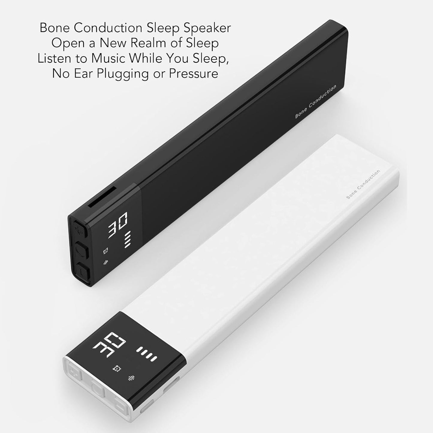 36 CCYLEZ Pillow Speaker, Non Invasive Sleep Aid with Bone Conduction Technology and White Noise Options