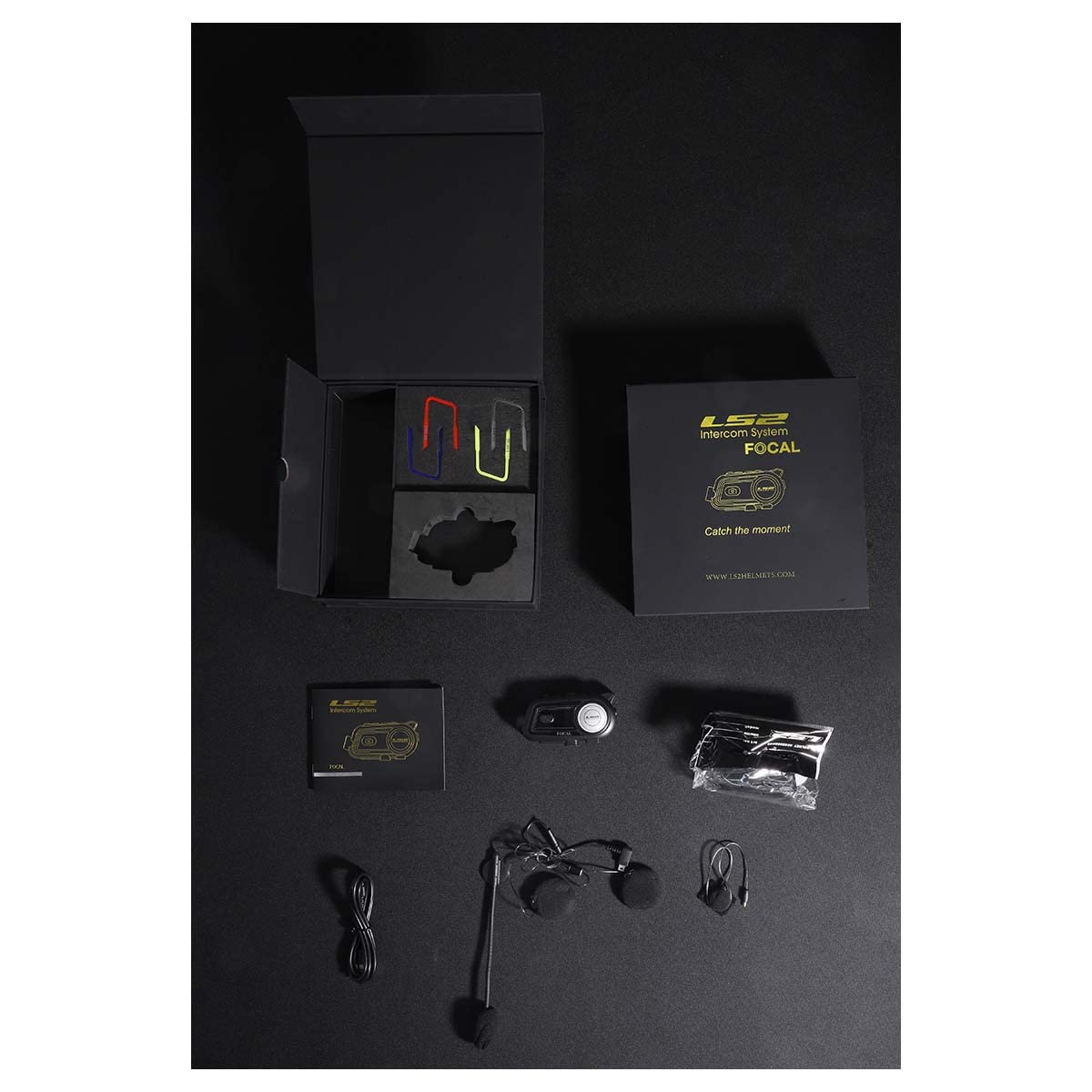 LS2 Helmets Focal Bluetooth Communication System (Black)