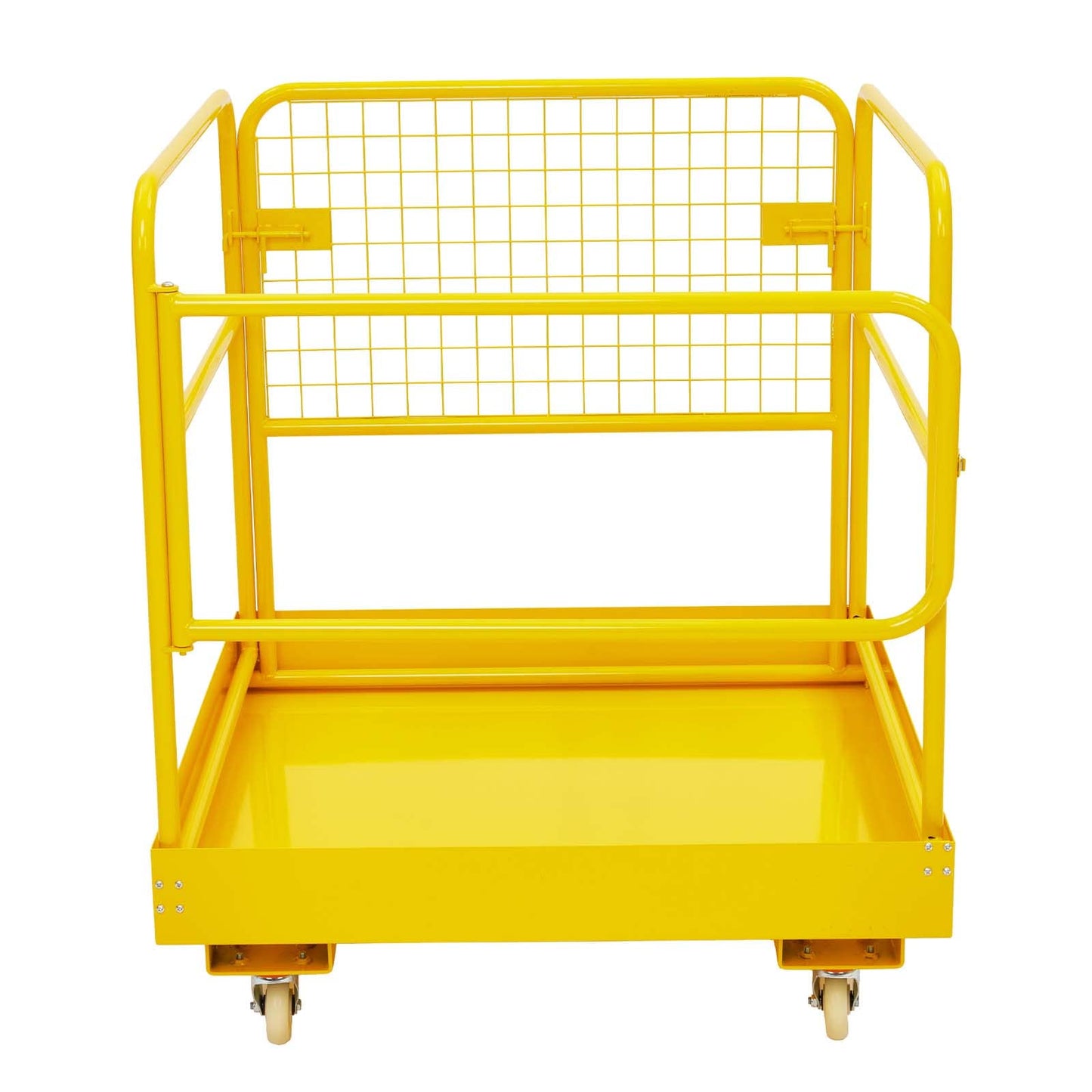 Towallmark Forklift Safety Cage, 36"x36" inch Heavy Duty Collapsible Forklift Work Platform,1200LBS Capacity with 4 Universal Wheels, for Most Aerial Jobs
