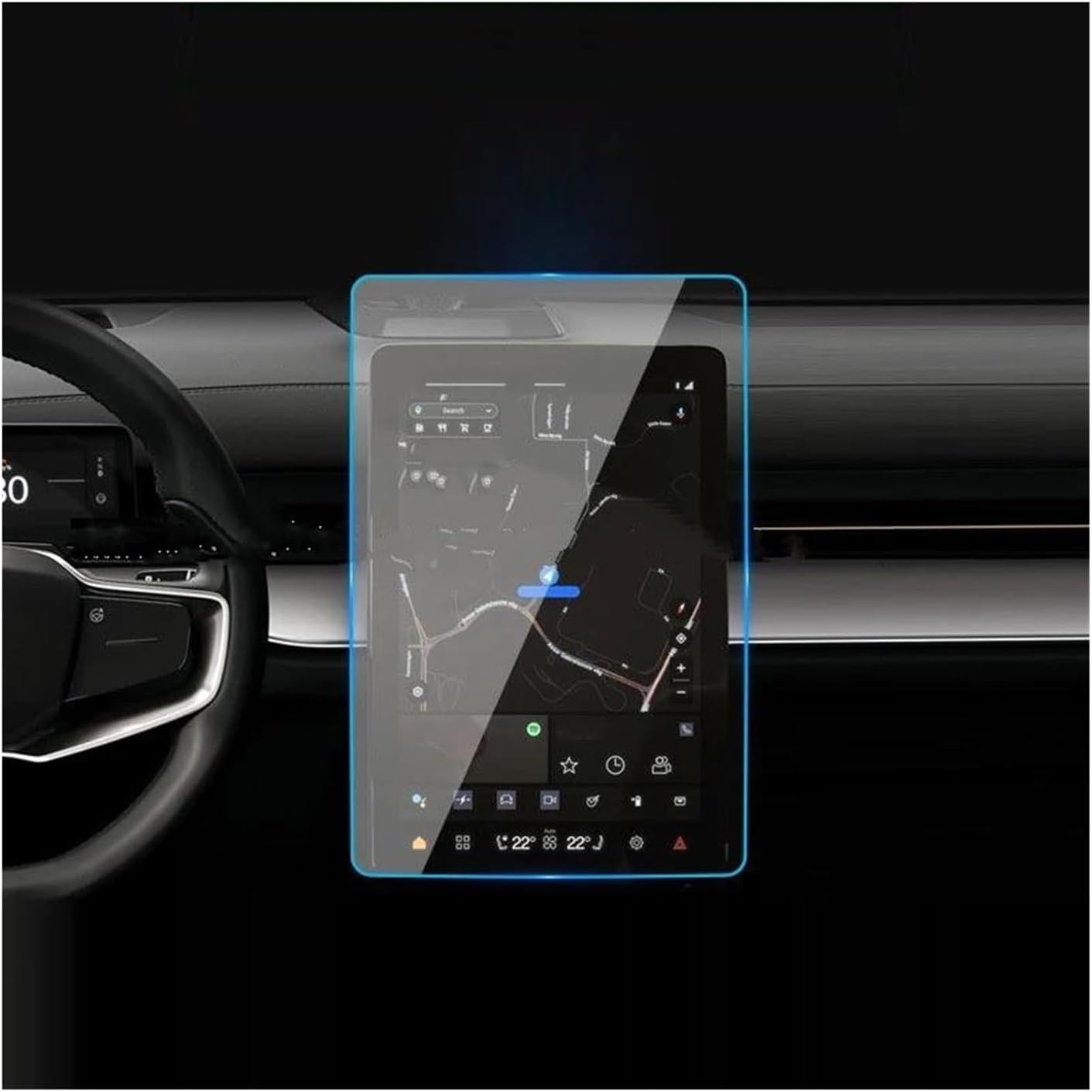 Tsinesla 3 2024 14.5 Inch for Polestar Car GPS Navigation Infotainment Diaplayscreen TPU Screen Protector Film