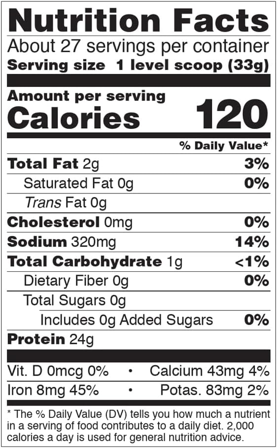 NOW Foods Sports Nutrition, Pea Protein 24 g, Fast Absorbing, Unflavored Powder, 2-Pound