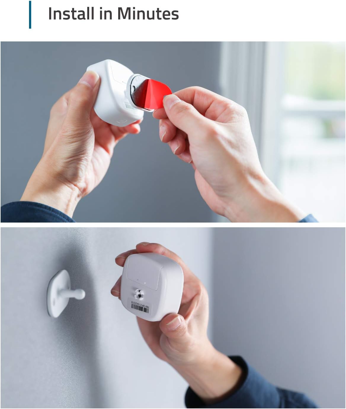 eufy Security 100 30 2-Year 24/7 Motion Sensor, Home Alarm System, Coverage, ft Detection Range, Battery Life