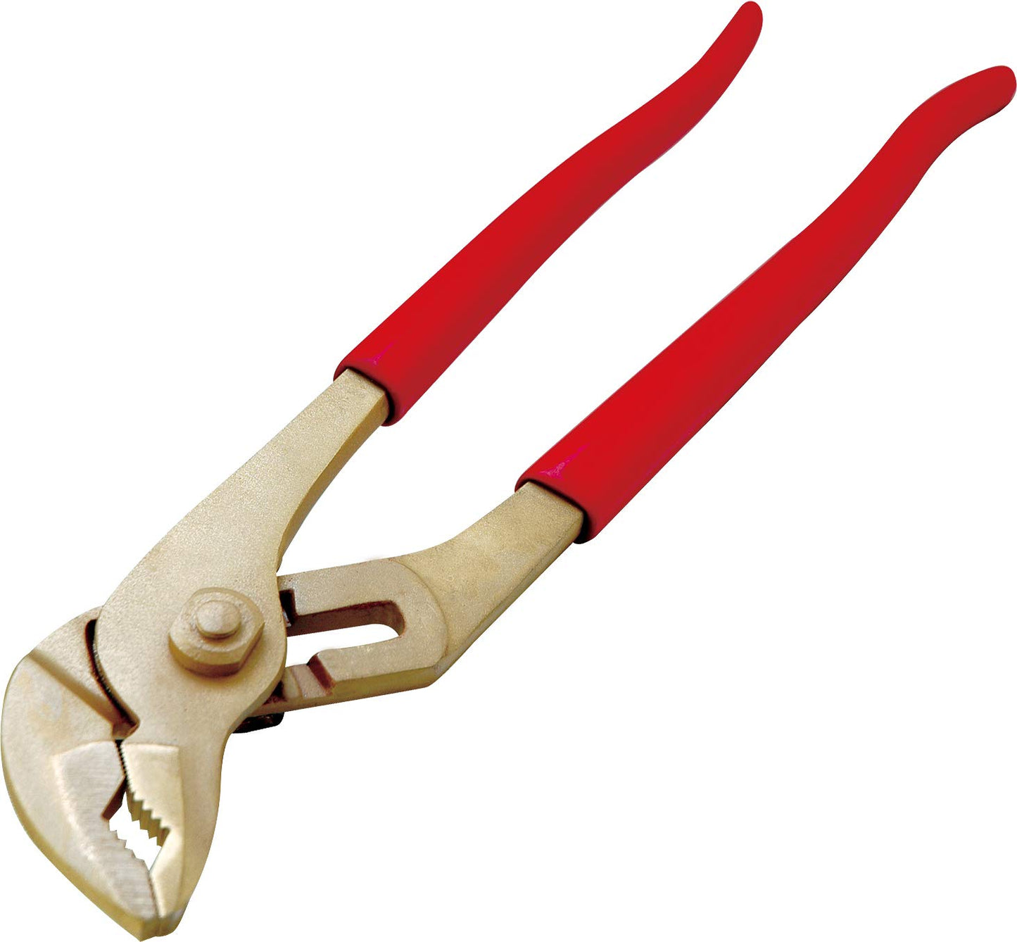 CS Unitec | Non-Sparking Pliers | Groove Joint | 14 in. | Max 2-3/16 in. | TUV Certified | Aluminum Bronze | Non-Magnetic | Corrosion Resistant | EX604-14A
