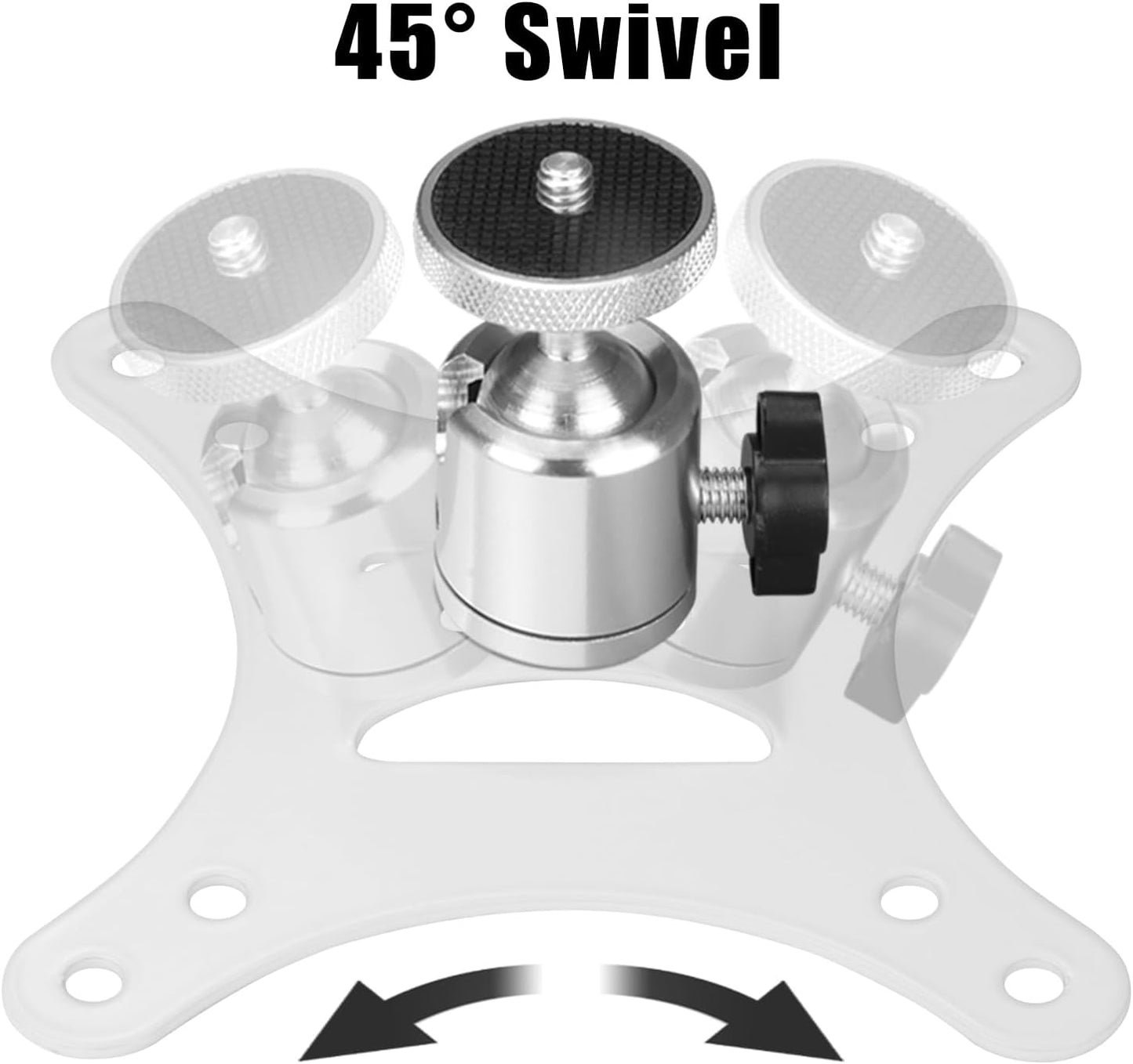 2-Be-Best Projector Mount Mini Projector Ceiling Mount Adjustable Bracket Universal Mounts for Mini Projectors White