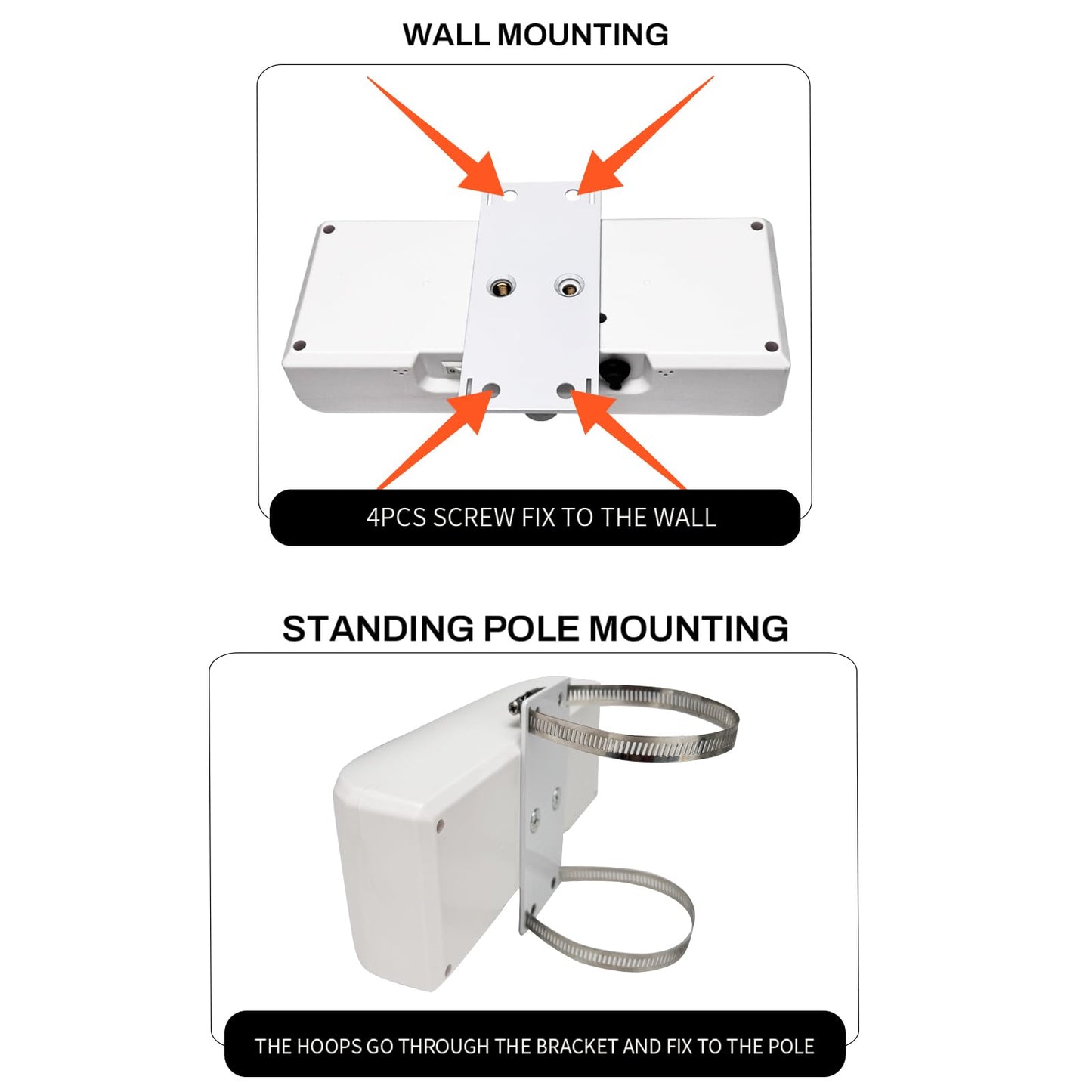 Sound Strobe Warning Lights, LED Intelligent Microwave Sensor Automatic Voice Prompter, IP65 Waterproof & Dustproof Infrared Visual Alarm Speaker for Outdoor Safety, Forest Fire Prevention.