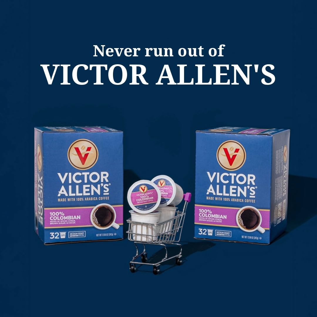Victor Allen's Coffee Caramel Macchiato Pods - 80 Count Medium Roast for Keurig K-Cup Brewers
