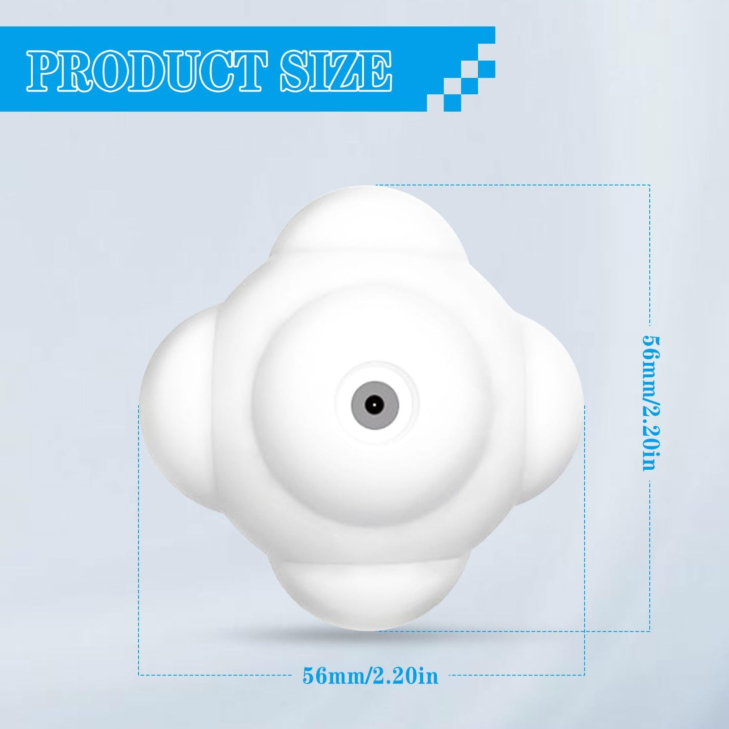 SYWAN Smart Reaction Ball, Reflex Ball with Random Light Color Change, Intelligent Agility Training, Rechargeable, High Elasticity Silicone
