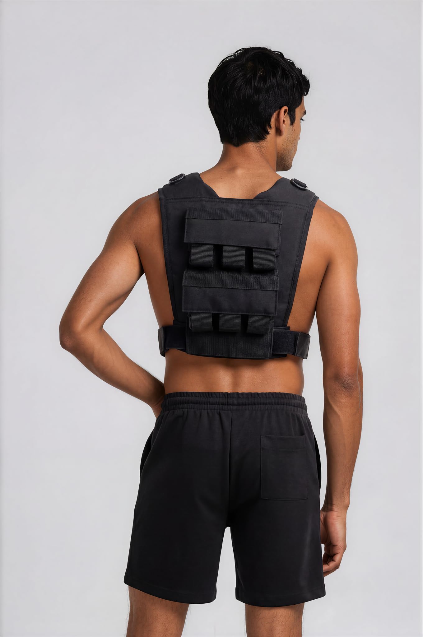 EndurXpro Weighted Vest for Men & Women | Adjustable Weight Vest 25 lbs/35 lbs/45 lbs with Removable Iron Weights, 1000D Cordura Weighted Training Vest for Rucking, Running & Strength Training