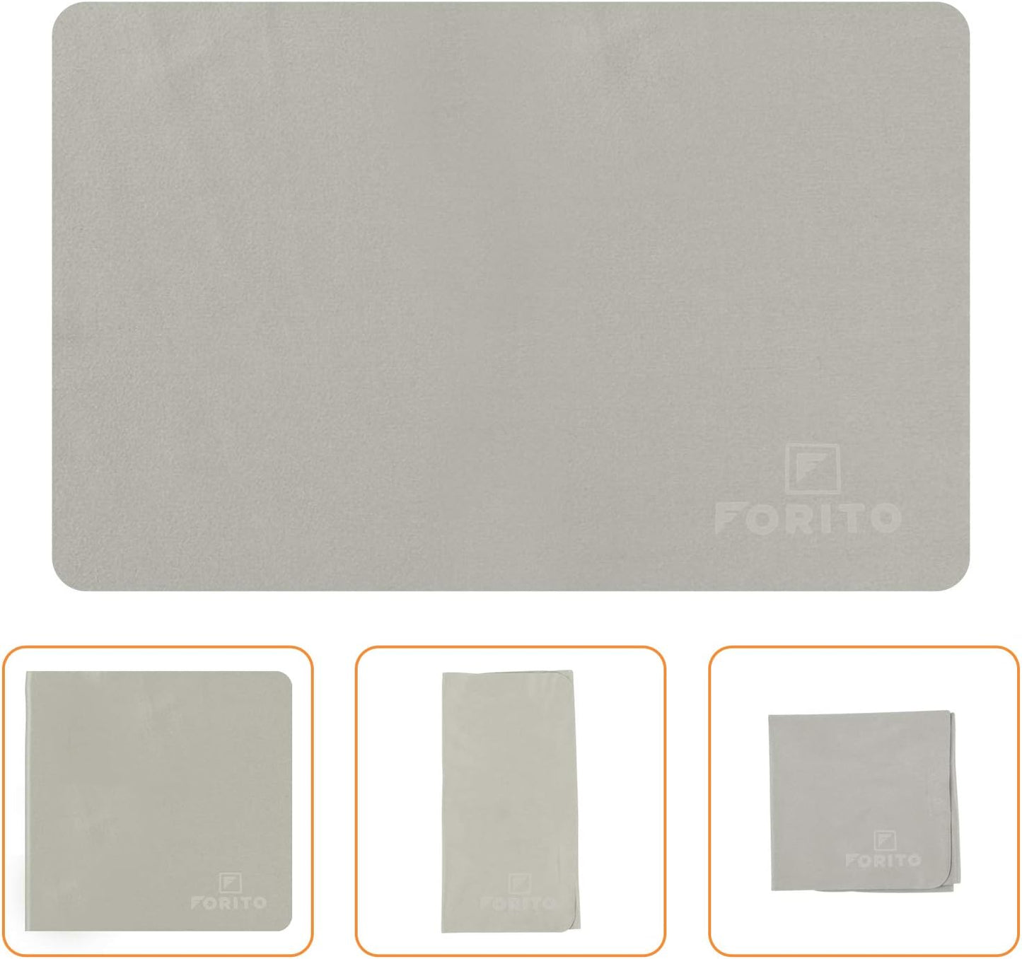 15" 15" 16" F FORITO Microfiber Liner Cleaning Cloth with Screen Keyboard Imprint Protection, Compatible with MacBook