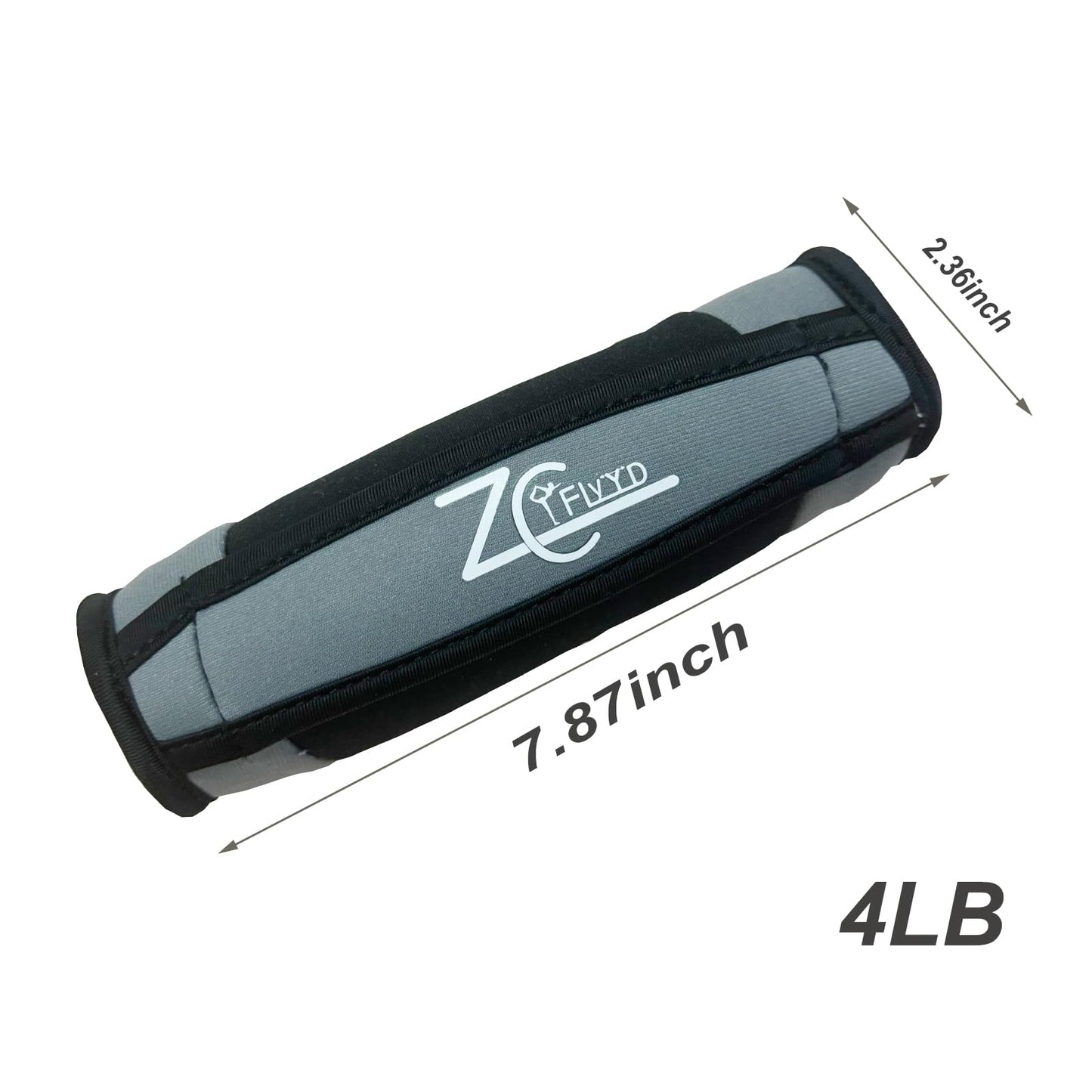 ZC FLYYD Soft Dumbbell Hand Weight (1Set=4lbs*2Gray)