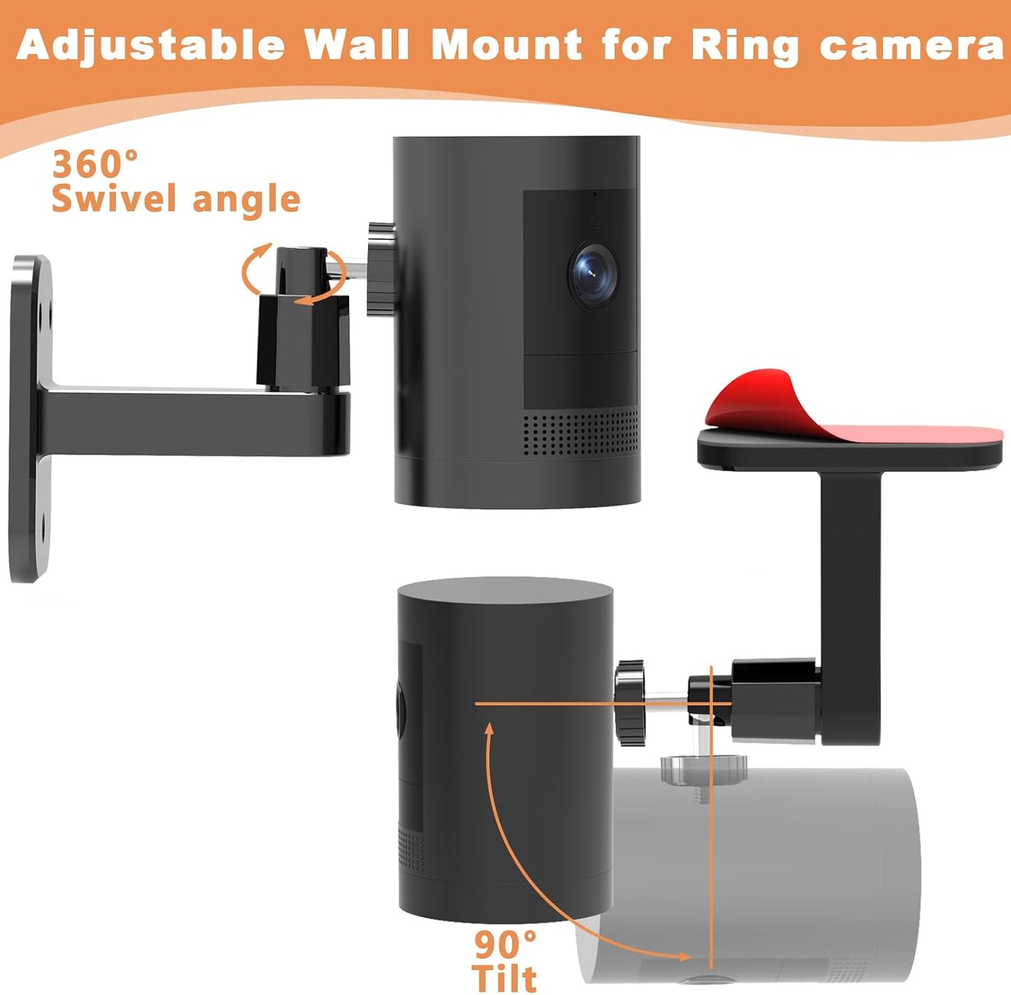 Dukoyb 2Pack Cam(1st Gen),360 Camera Wall Mount,Compatible with Outdoor Cam Plus/Stick Up Cam