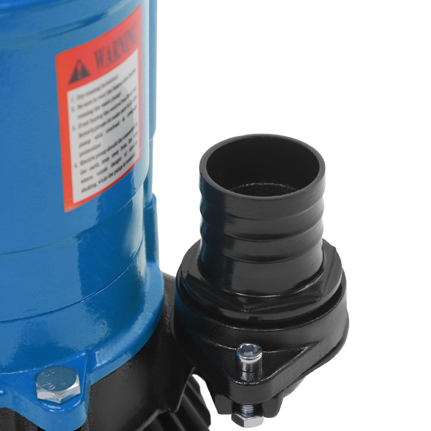 banborba 1 HP Submersible Trash Pump, 110V Submersible Sump Pump, Sewage Pump with 59 ft Max Lift, Drain Dirty Clean Water for Pools, Garden, Pond, Basement, Flooded Area - Blue
