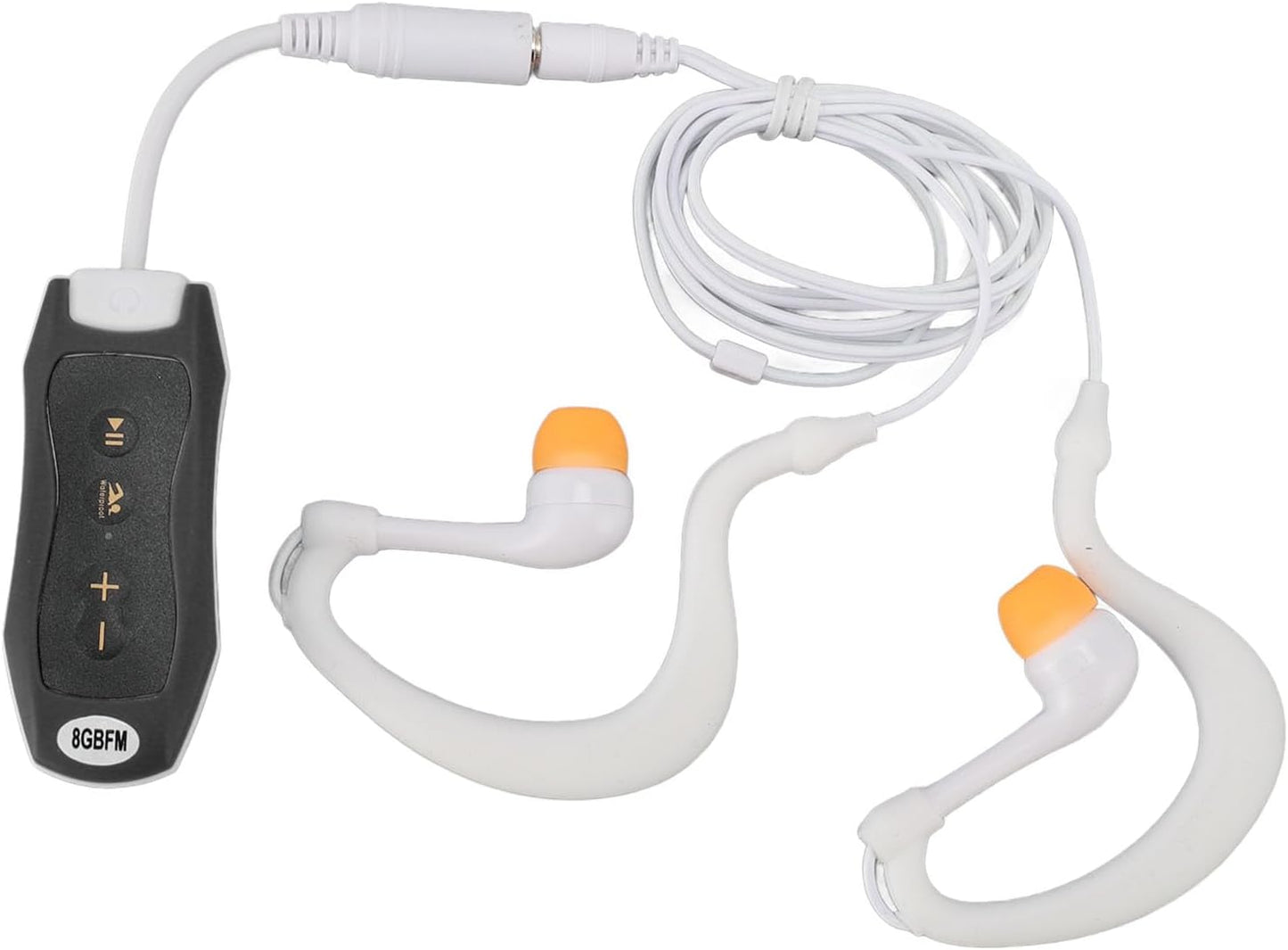 LUCKDANO MP3 MP3 IPX8 Swimming, 8GB (8GB) Player Player - Rated Rechargeable Music with Earphones for Diving