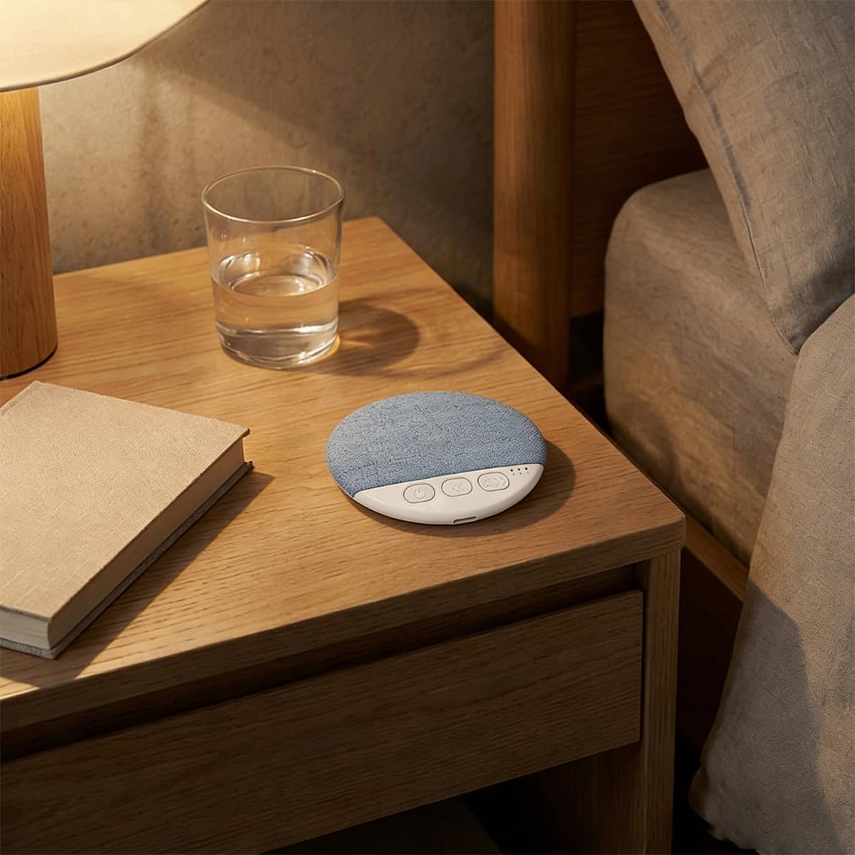 Generic Bluetooth Pillow Speaker for Sleeping, Under Pillow Speaker with White Noise & Timer, Private Sleep Aid