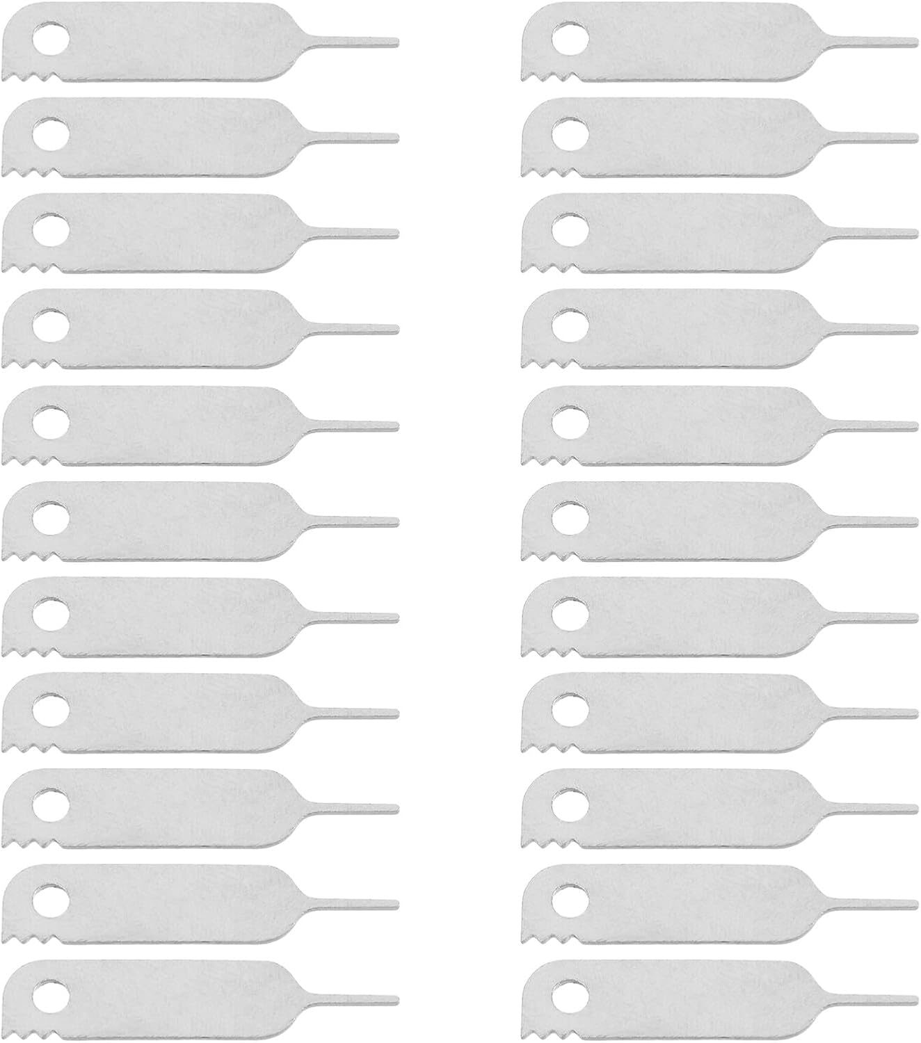 400pcs SHOWERORO Universal Sim Card Tool Kit with Hanging Hole, Cell Phone Card Ejector Pins for Smartphones
