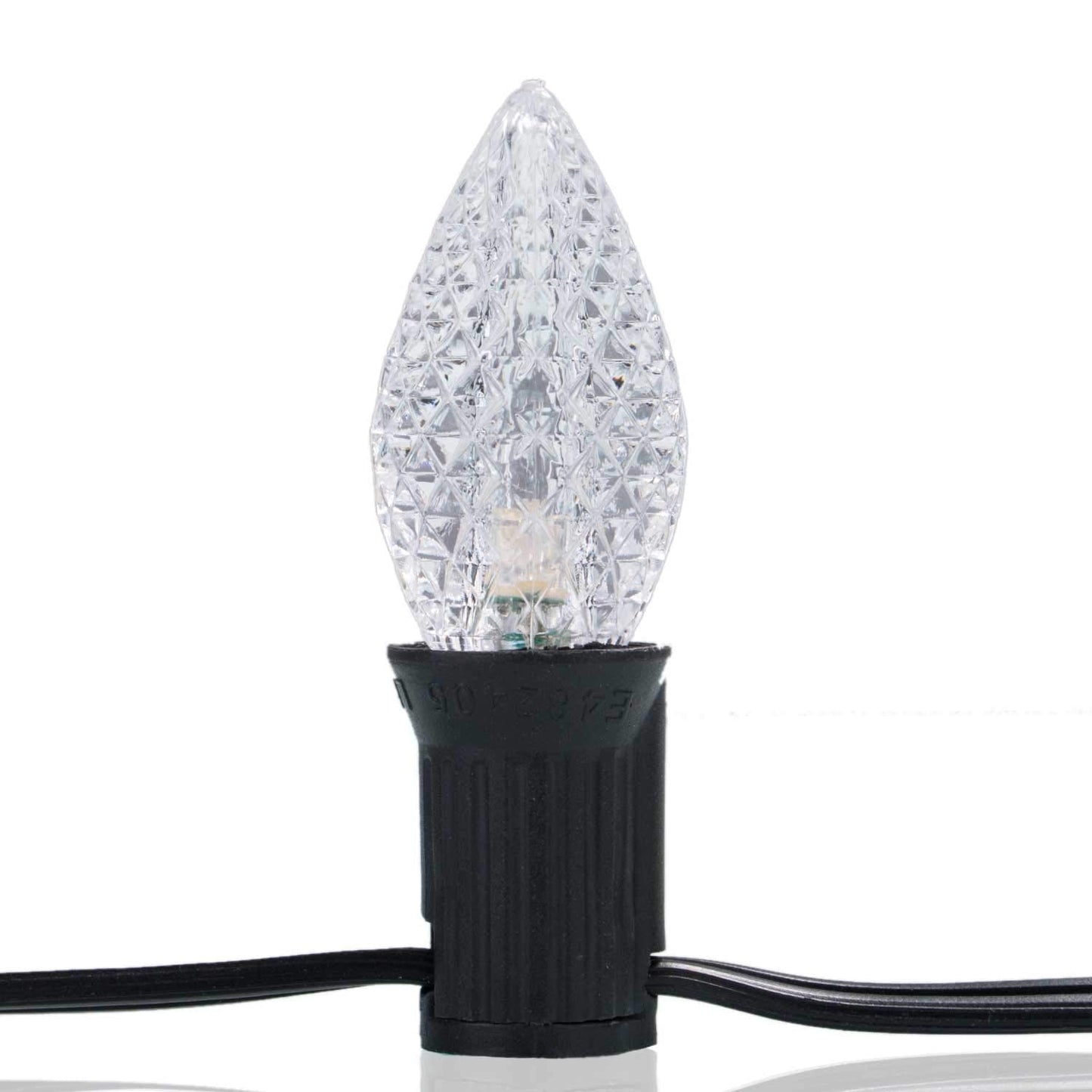 Minetom C7 LED Replacement Light Bulbs, Shatterproof, Dimmable, 50 Count, Pure White, E12 Candelabra Base
