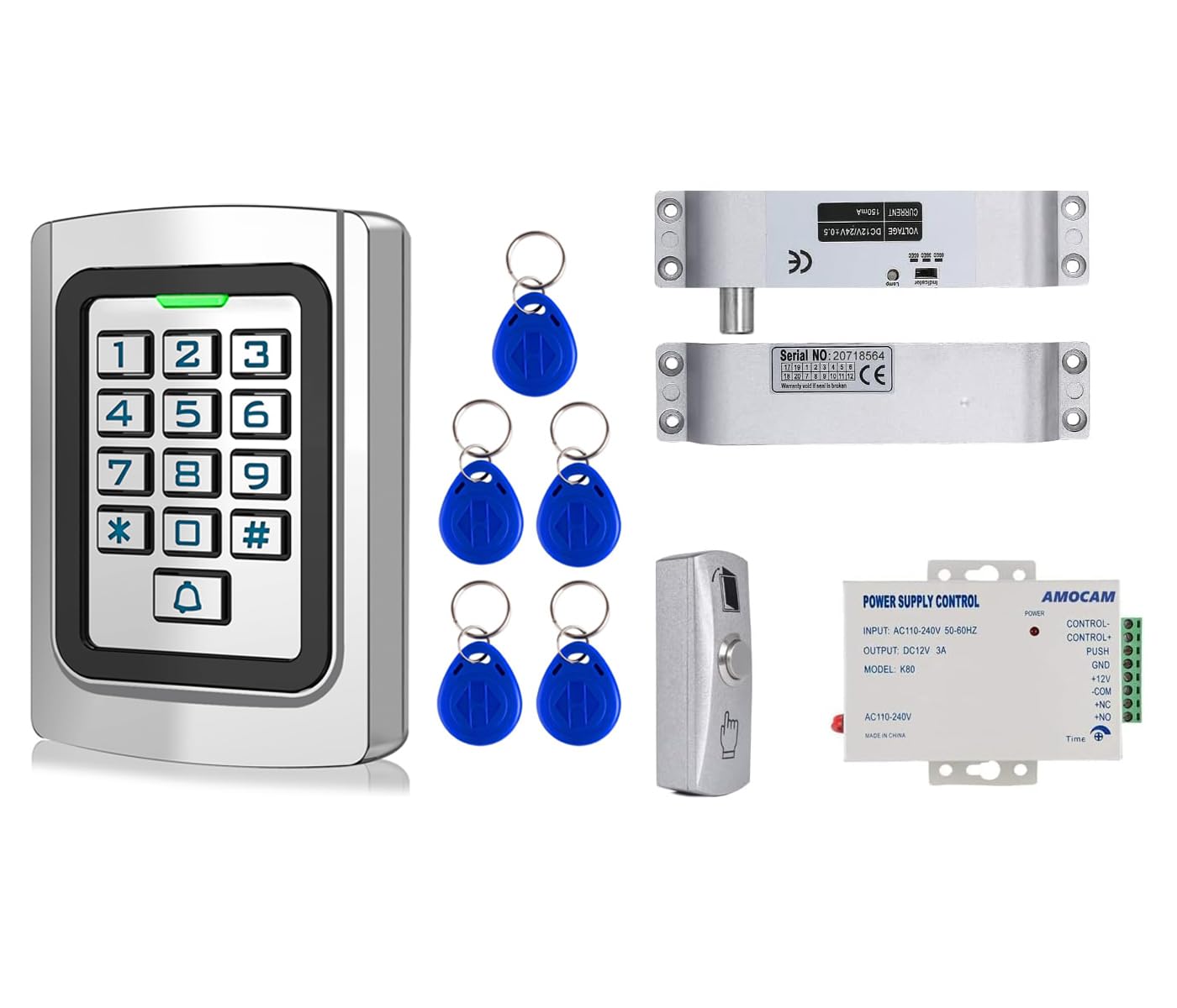 Access Control Keypad, for Garage Door, Gate Opener and Access Control System