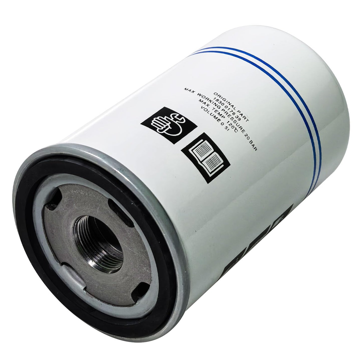 Filter Kit 1830017639 Oil Separator 1830017638 Oil Filter 1622065800 Air Filter, Compatible with Air Compressor Replacement