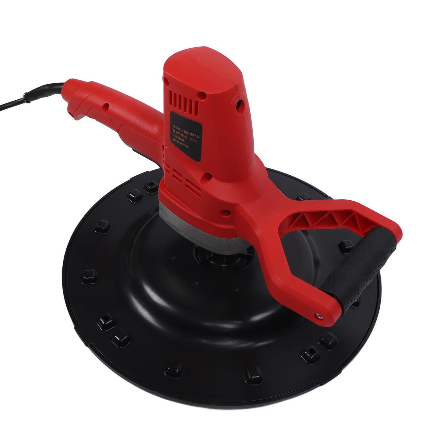 Natudeco Electric Concrete Plaster Cement Mortar Smoothing Polishing Machine Handheld Plastering Trowel 1 to 6 Speed Levels for Wall Plastering