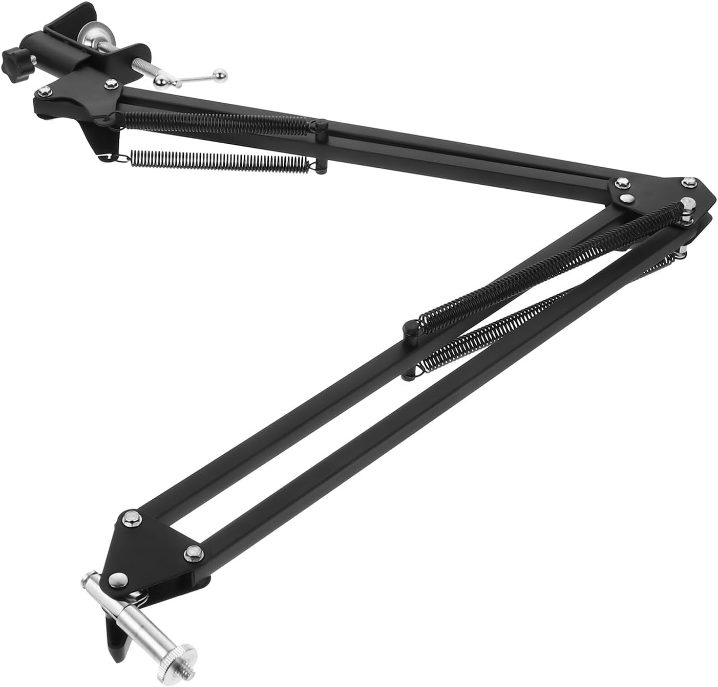Zerodeko 1/4-inch Metal Scissor Arm Webcam Clamp Stand with Screw Desktop Holder for USB Camera Streaming and Video