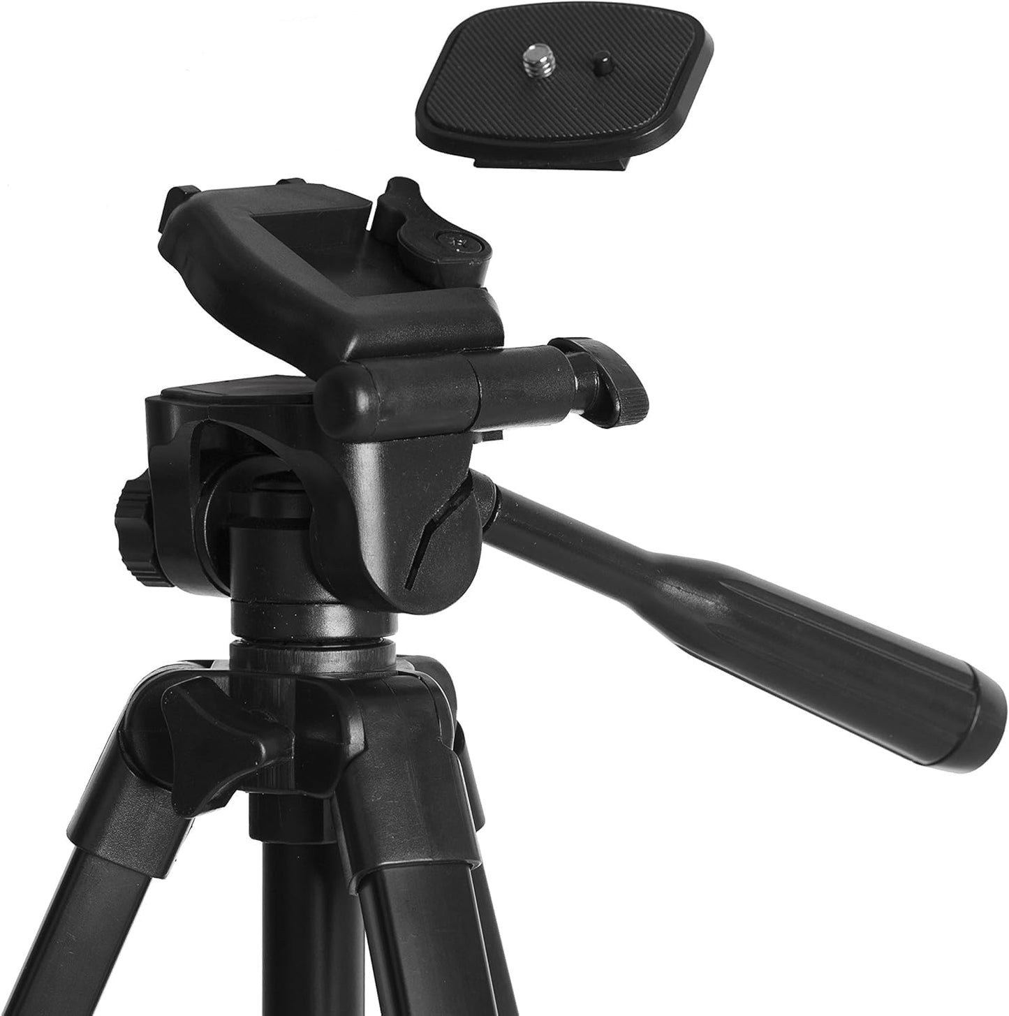 Ravelli 53" Lightweight Aluminum Tripod with Bag & Smartphone Mount