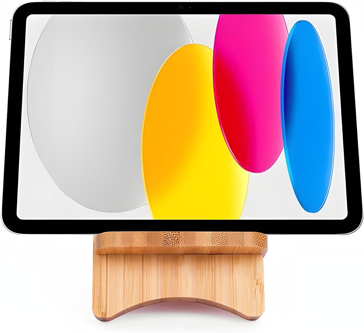 Abbolinxus Bamboo Phone Stand, Desktop Stand, Simple Phone Stand, Compatible with All Phones (Bamboo)