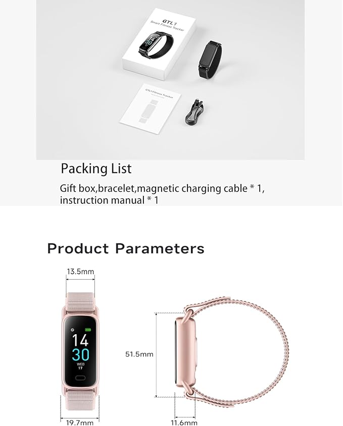 Fitness Tracker for Women Men, Fitness Watches with Heart Rate SpO2 Sleep Tracking,16 Sports Modes, SMS/SNS Notification Reminder IP68 Waterproof Activity Tracker for Android iOS Phone
