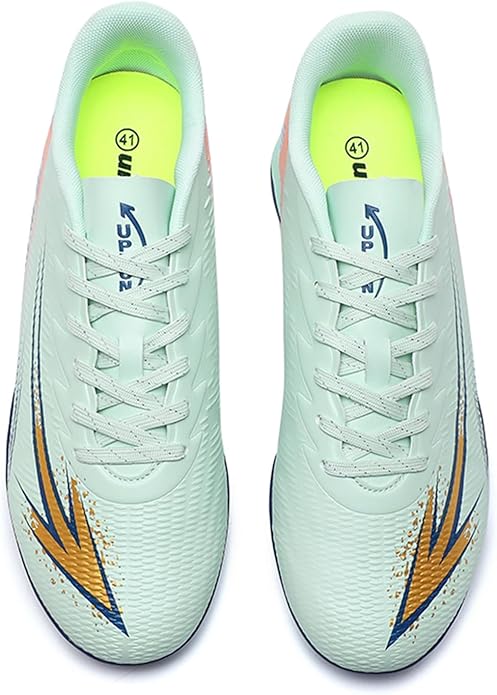 Men's High Top Soccer Shoes FG Long Spikes Adult Football Shoes Lightweight Professional Athletic Training
