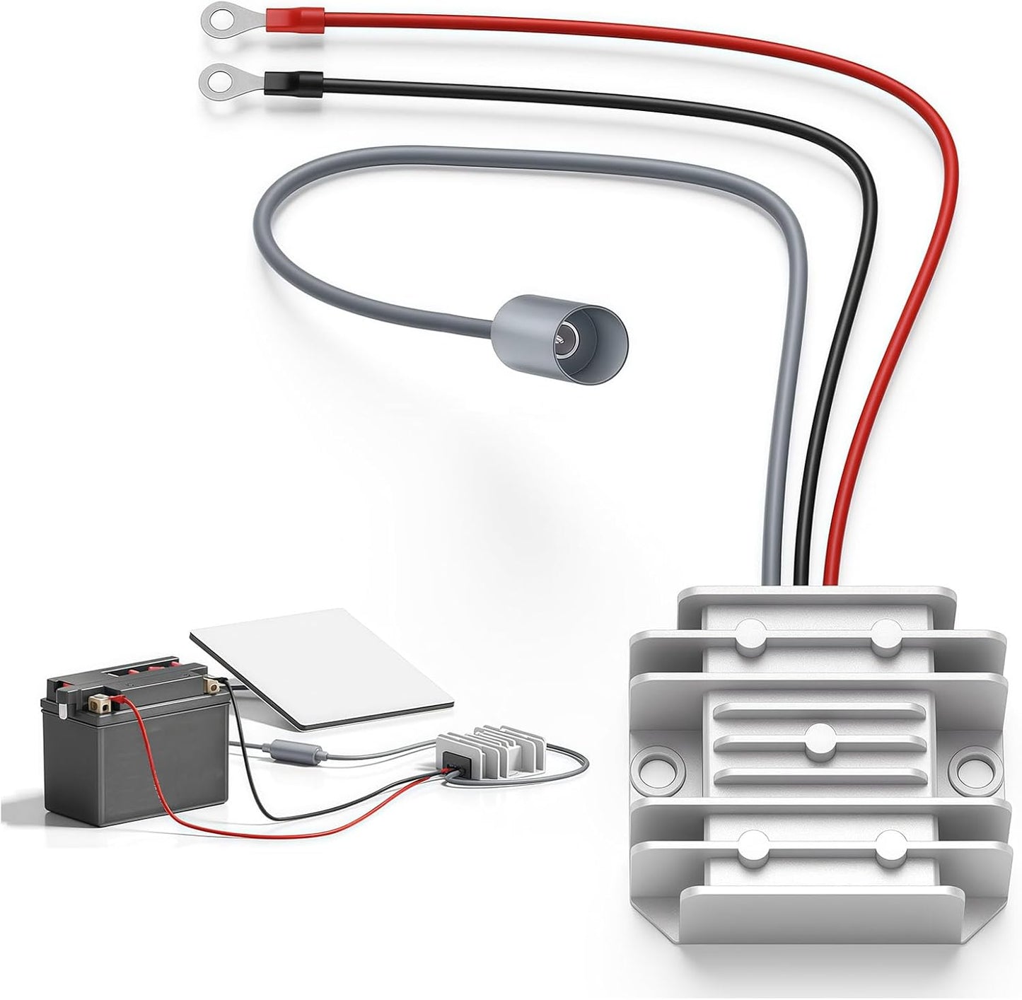 GeegAcc 12V 12V/24V 30V 3.5A Pack, 9-28V (1 Starlink Mini Adapter DC Step Up Converter, to Power Supply, Waterproof