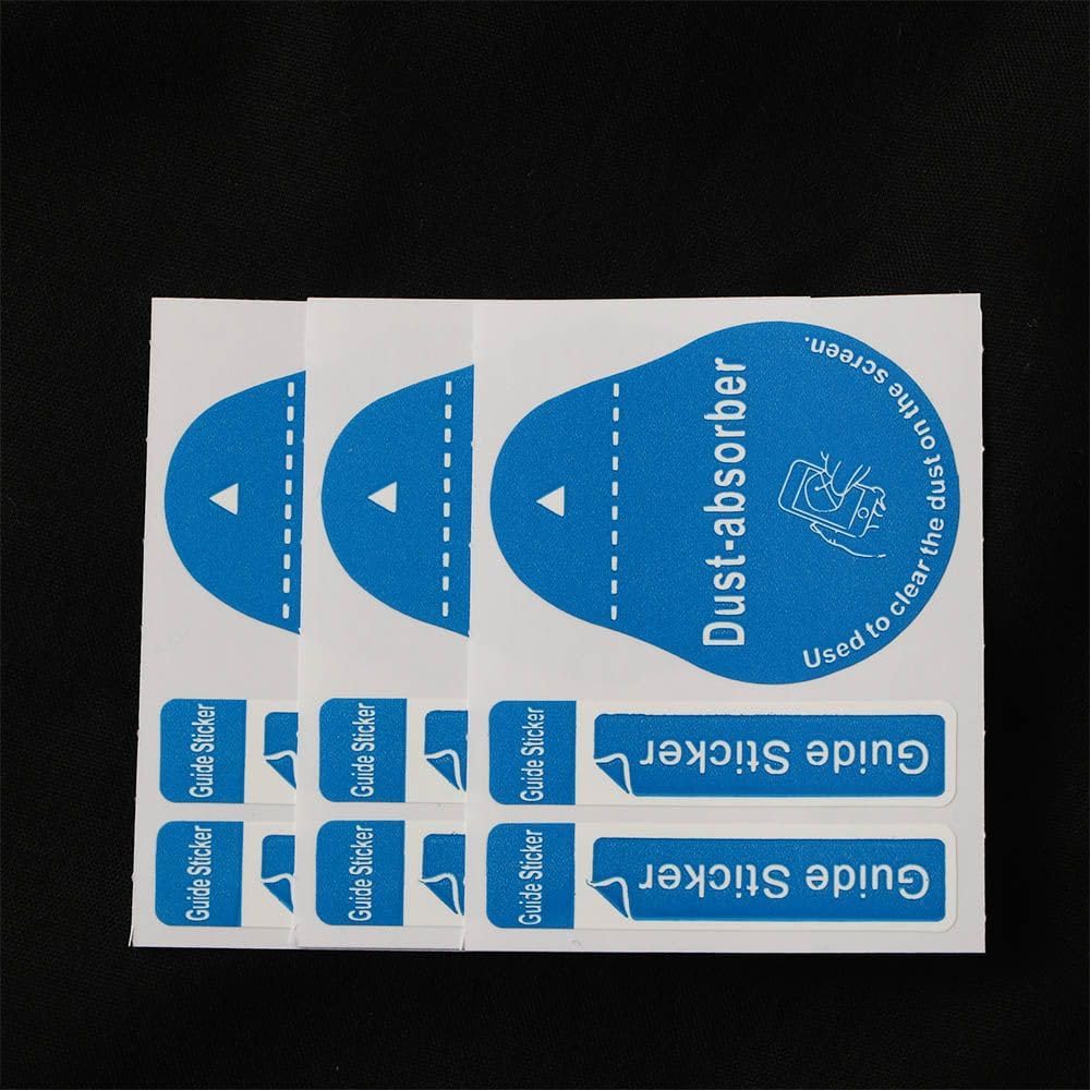 generic 50/100/200pcs Phone,2.05'' 1.73''(50pcs) Dust Removal Stickers Screen Cleaning Decals Dusting Stickers