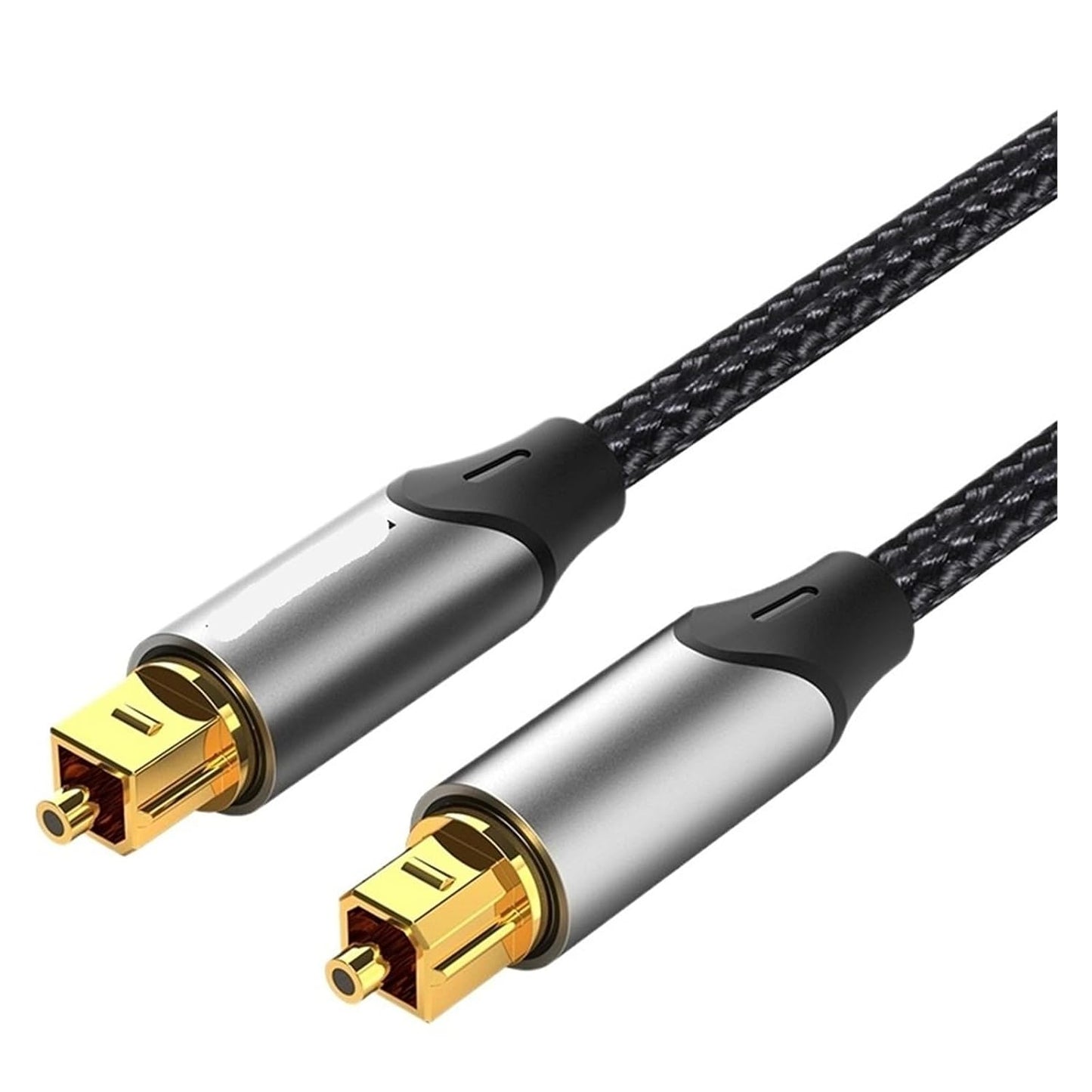 SYILJVAFV Shell-Grey,1.5m) Digital Optical Fiber Cable Toslink SPDIF Audio Cable for Amplifiers, Media Players