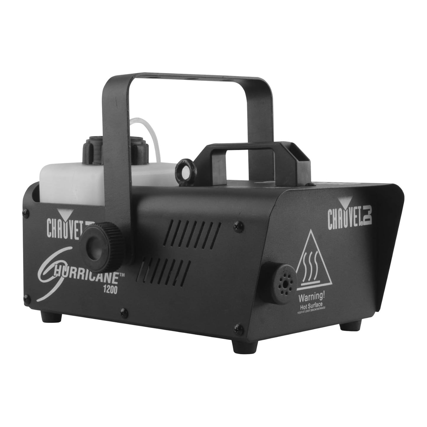 CHAUVET DJ – Hurricane 1200 Fog Machine Compact Lightweight Smoke Machine | Timer Remote | Fast 2-Minute Heat-Up | Manual Fog Button, 18,000 CFM High-Output, Water-Based Smoke | For DJs, Parties