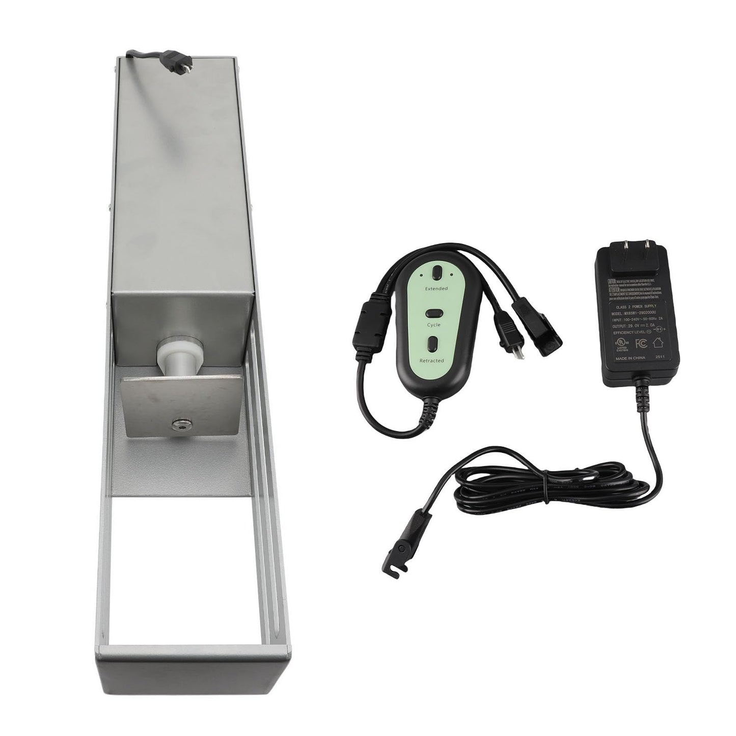 Automatic Electric Metal Crusher, 6oz to 24oz Cans 6oz to 12oz Plastic Bottle Easy to Use Key Control Smasher Machine for Seltzer Beer (US Plug)