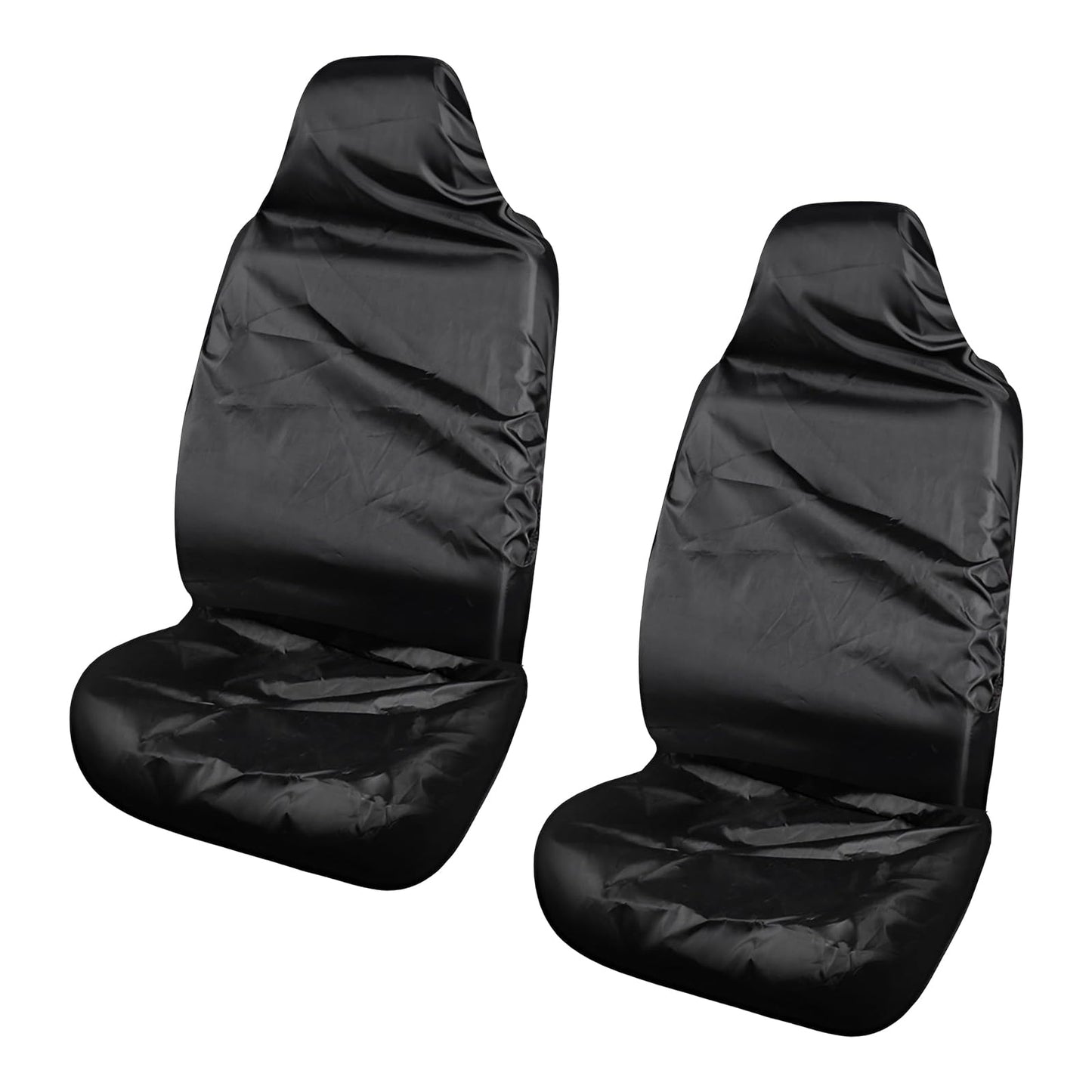 JNXIJ 2PCS Car Seat Cover Protector, Waterproof Sweatproof Auto Protective Front Seat Cover, Universal Washable Vehicle Bucket Seats Protector for Gym Workout Running Swimming Hiking