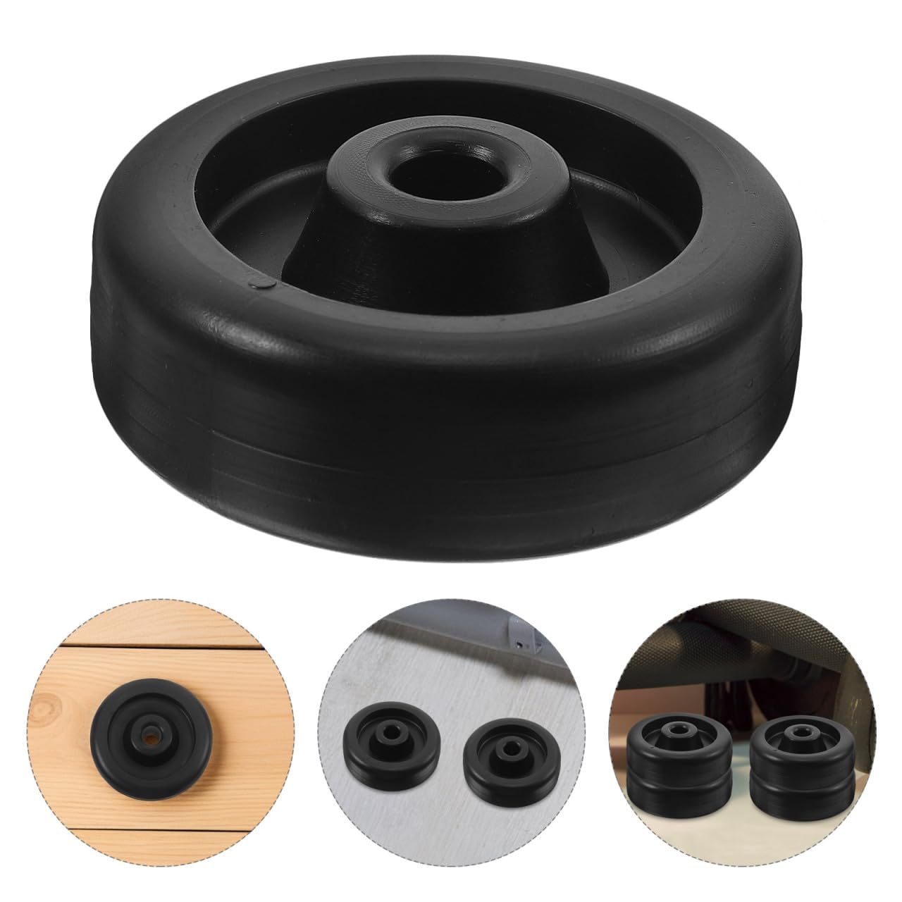 NAMOARLY Fitness Equipment Roller Wheels 2.16 Inch Universal Gym Roller Accessories for Smooth Mobility and Easy Storage Compatible with Treadmills and Bikes