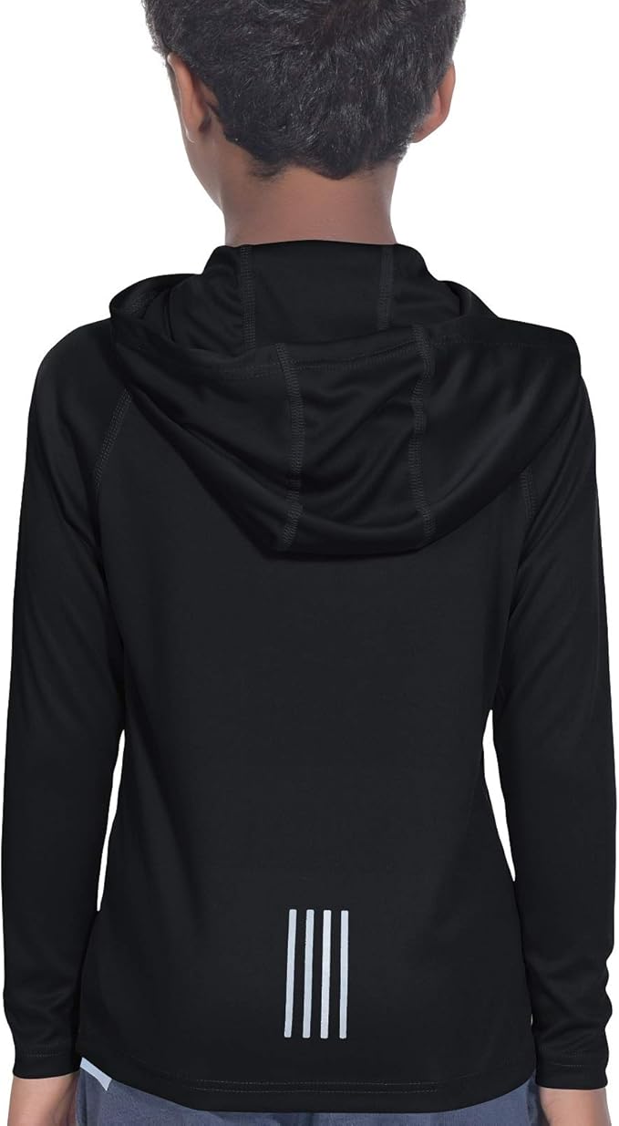 Hoodies for Boys Outdoor Recreation Shirts - Youth Athletic Tops Sun Protection UPF 50+