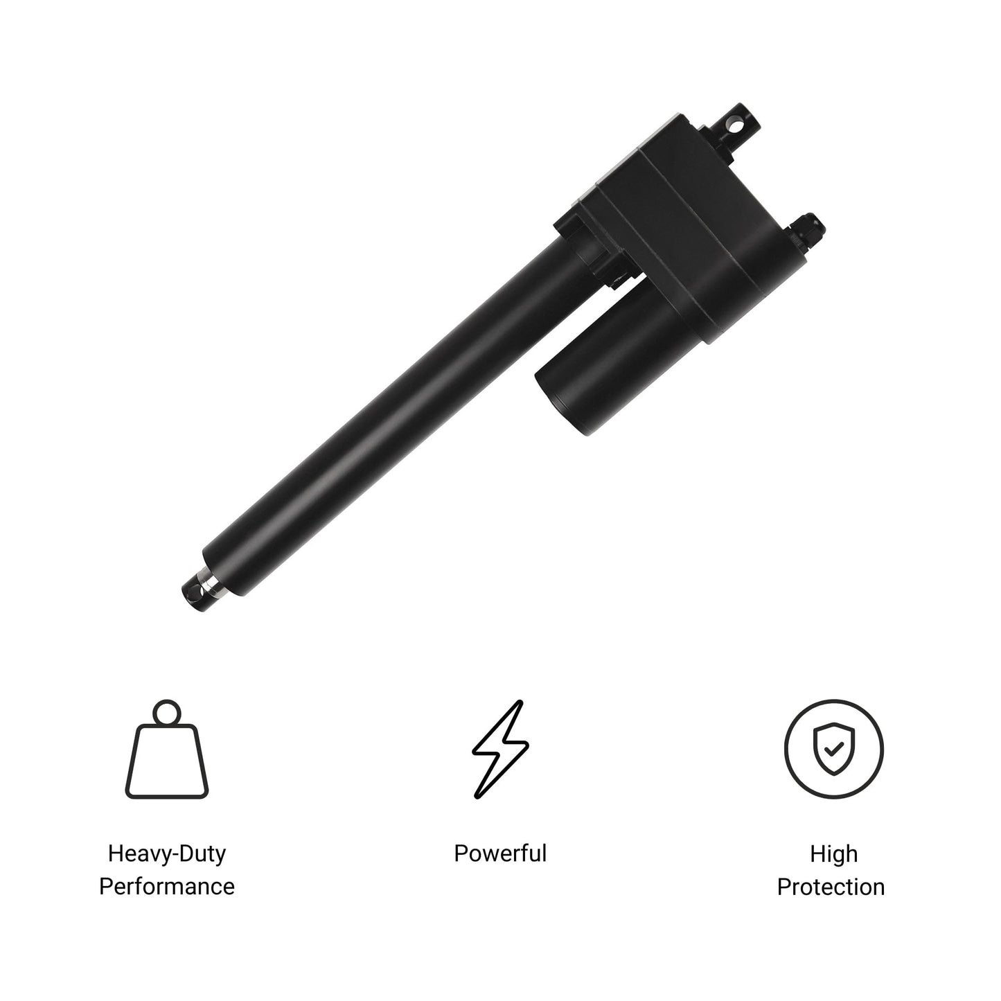 Progressive Automations 12V High Force Industrial Linear Actuator - 14 Inches Stroke, 2000 lbs Force, Positional Feedback, Built-in Potentiometer, Heavy Duty, IP65 Protection