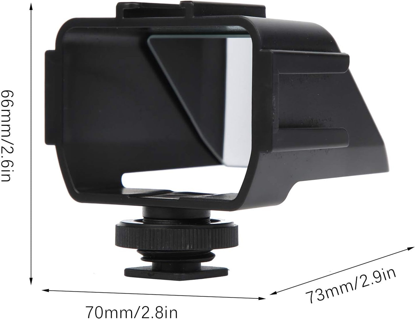 Bindpo Filmmaking Camera Selfie Flip Screen, Universal Cold Shoe Mount for Mic Light Vlog for Mirrorless Camera