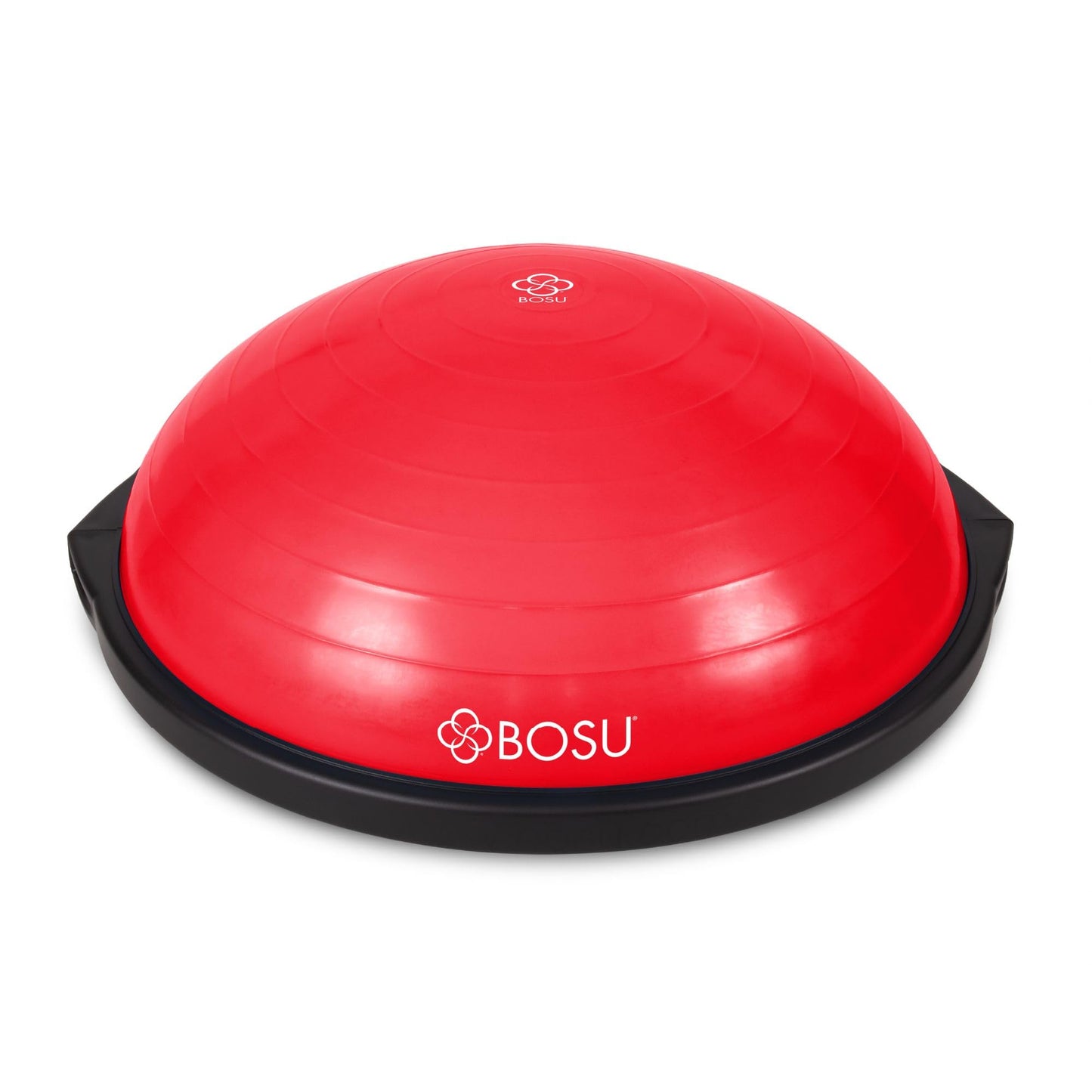 Bosu 72 10850 Home Gym Equipment The Original Balance Trainer for Physical Exercise, Rehab, Large Balance Ball 65 Centimeter Diameter, Red and Black