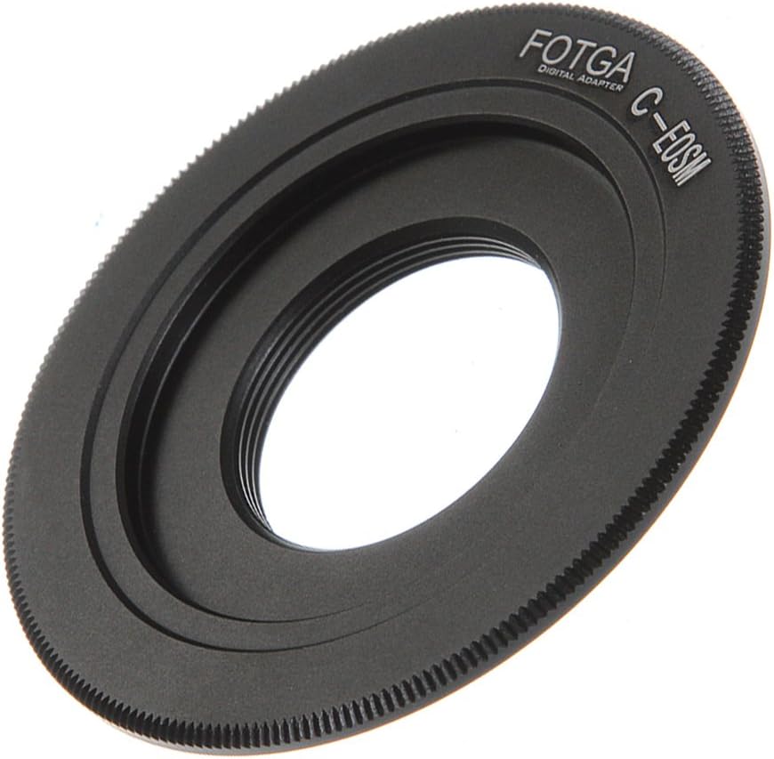 M2 M3 M5 M6 M10 M50 M100 M200 Fotga Lens Mount Adapter for C Mount Lens to for Canon EOS EF-M Mount M II Mirrorless