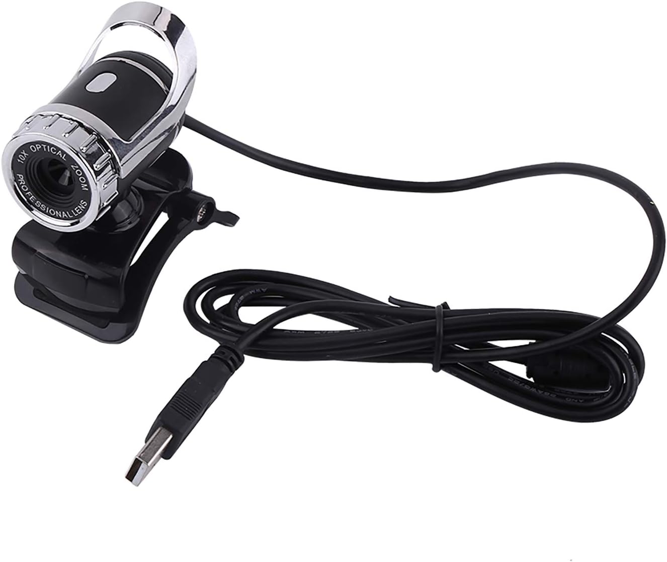 Sonew 2.0 12M 360 Webcam Camera, USB Pixels Clip-on Webcam PC Camera with Rotating Stand and Built-in Microphone