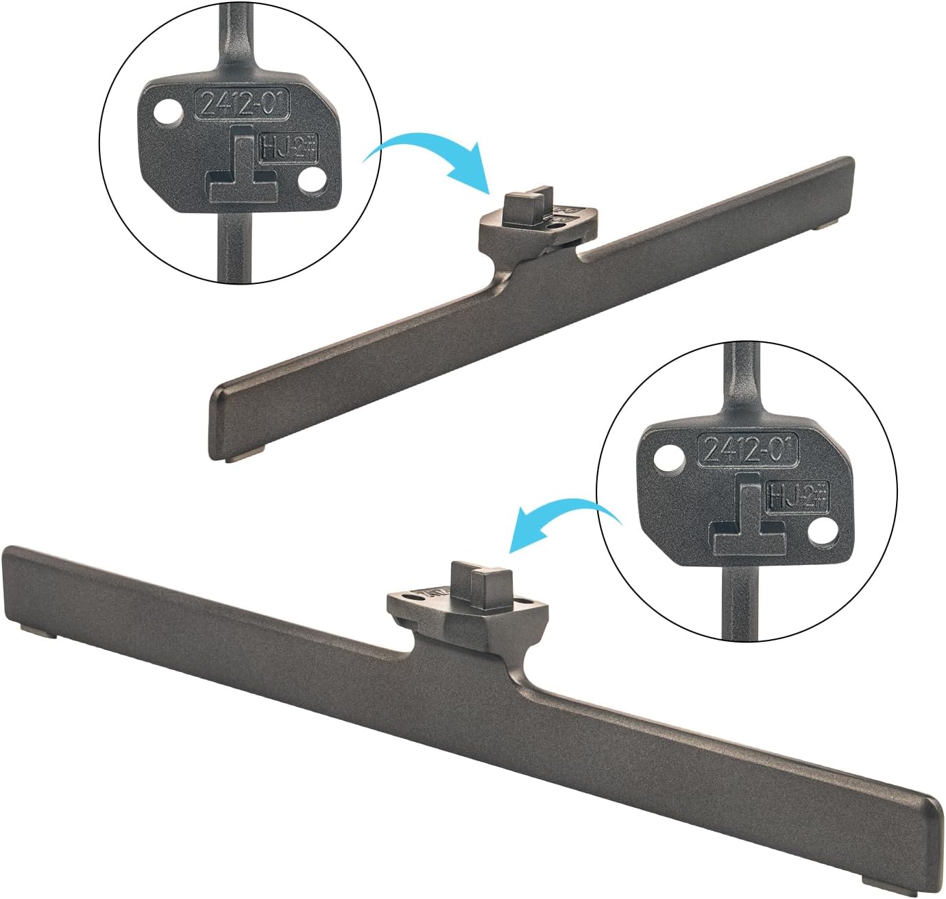 AIDITIYMI L-R-2412-01 55U6K 65U6K 55 65 Inch U6 4K TV Base Stand, TV Stand Legs Replacement Compatible with Hisense