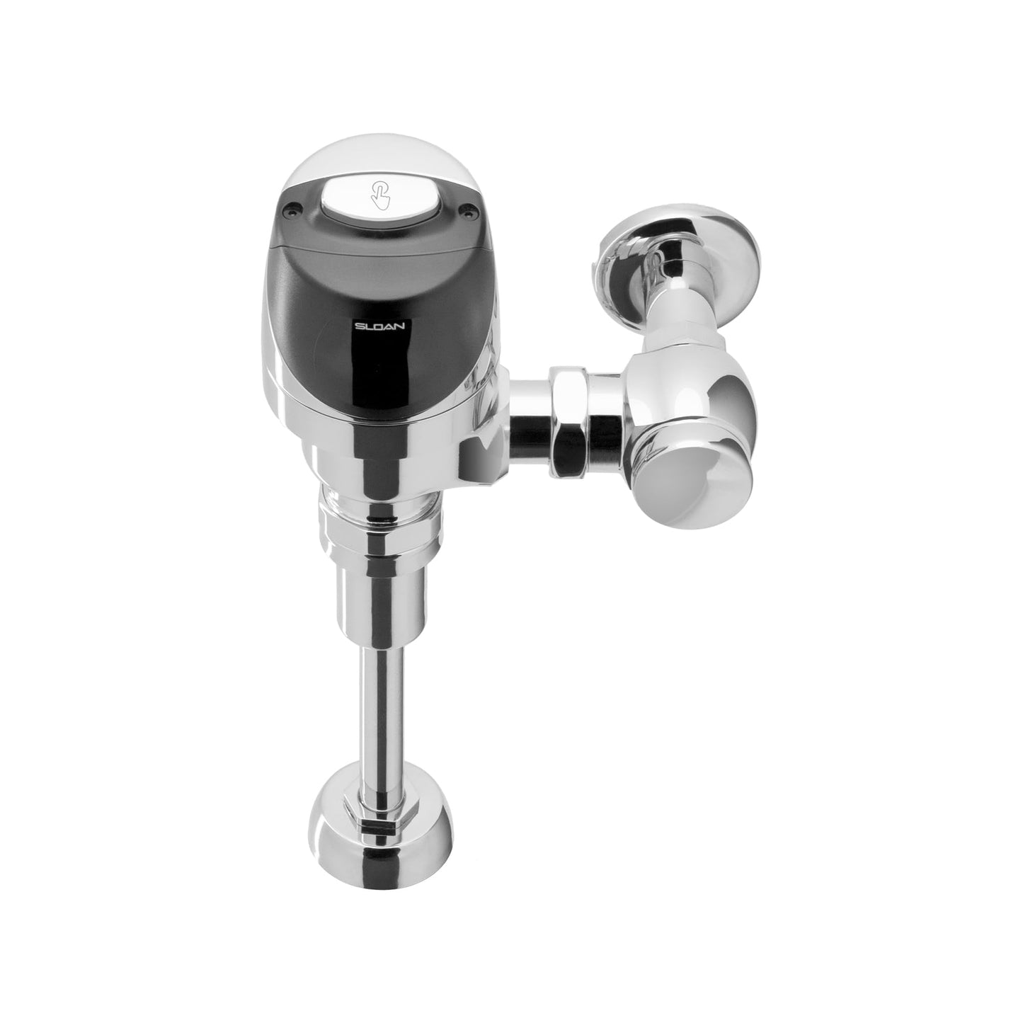 Sloan G2 Optima Plus 8180 Exposed Sensor Urinal Flushometer, 1.0 GPF Flush Valve - Single Flush, Fixture Connection Top Spud, Battery Powered Infrared Sensor, Polished Chrome Finish, 3250406
