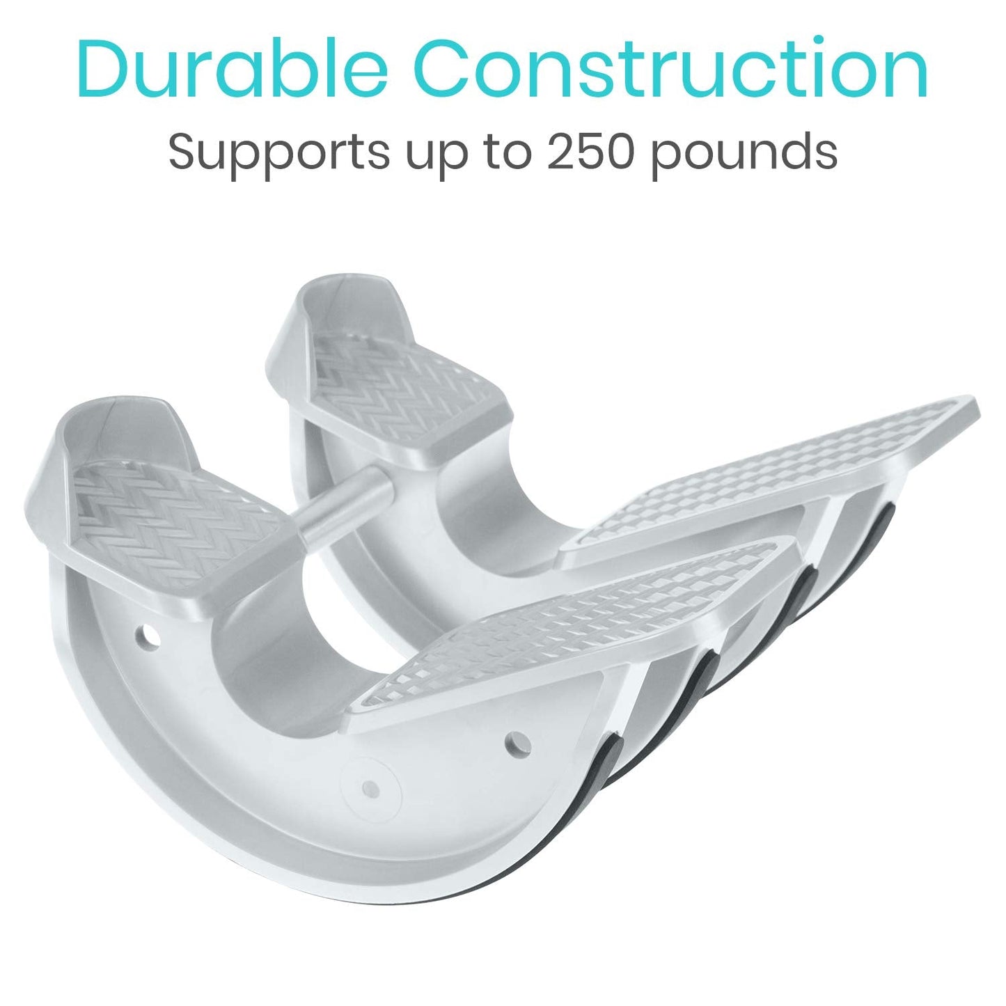 Vive Double Foot Rocker, Calf Stretcher for Achilles Tendinitis, Heel, Feet, Shin Splint, Plantar Fasciitis Pain Relief - Stretches Strained Leg Muscle, Ankle Flexibility - For Both Feet