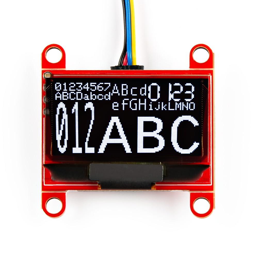(1.3in., 128x64) 3.0-3.3V SparkFun Qwiic OLED - Horizontal Qwiic connectors, Supply Voltage:
