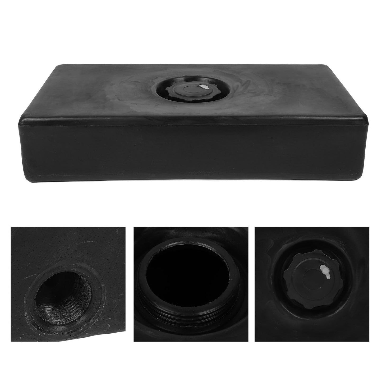 RV Water, 8 Gallons RV Water Holding, 26 X 13.4 X 5.5in, 85mm Diameter Inlet, Leakproof Freshwater and Gray Water Holding for RVs Trailers Boats, Impact