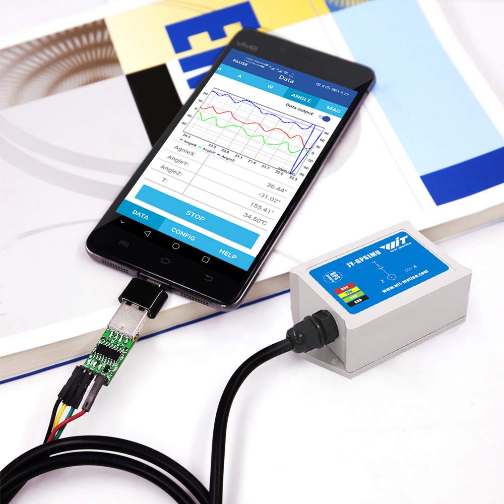[Industry-Grade Beidou+GPS AHRS IMU] WTGAHRS2 MPU9250 10-axis Accelerometer+Gyroscope+Angle(XY 0.05° Accuracy)+Magnetometer+Air Pressure+Latitude+Longitude+Ground Speed, Navigation System