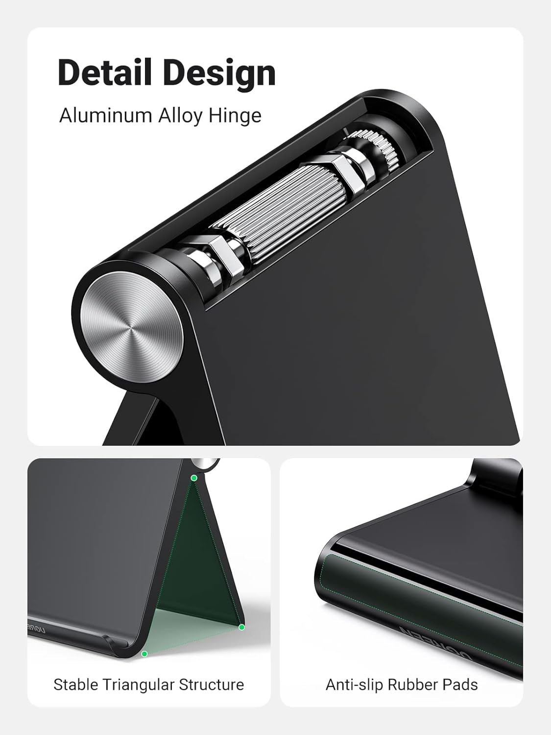 UGREEN 11 9.7 10.5 5 4 3 2 17 16 15 14 13 12 Tablet Stand Holder Adjustable Portable Desktop Dock Office Compatible