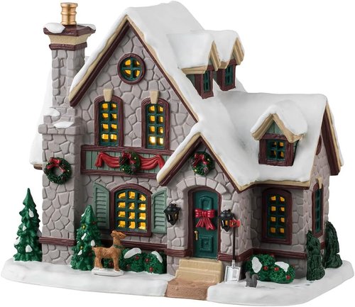 Lemax White Christmas Figurine - Festive Holiday Decor for Your Winter Wonderland Display