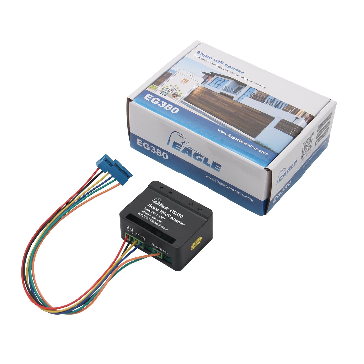 Eagle EG380 Smart WiFi Gate Opener - Smartphone Controllled, for use with Eagle Gate Operators.